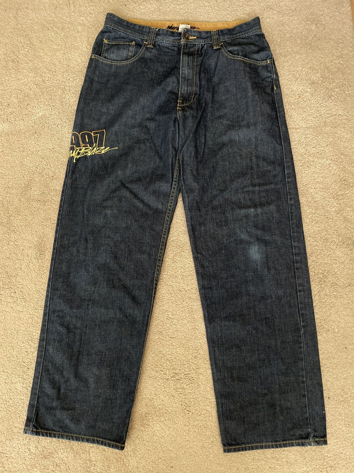 Designer × Vintage Vintage Y2K Jonny Blaze baggy fit denim pants Size US 36 / EU 52 - 4 Thumbnail