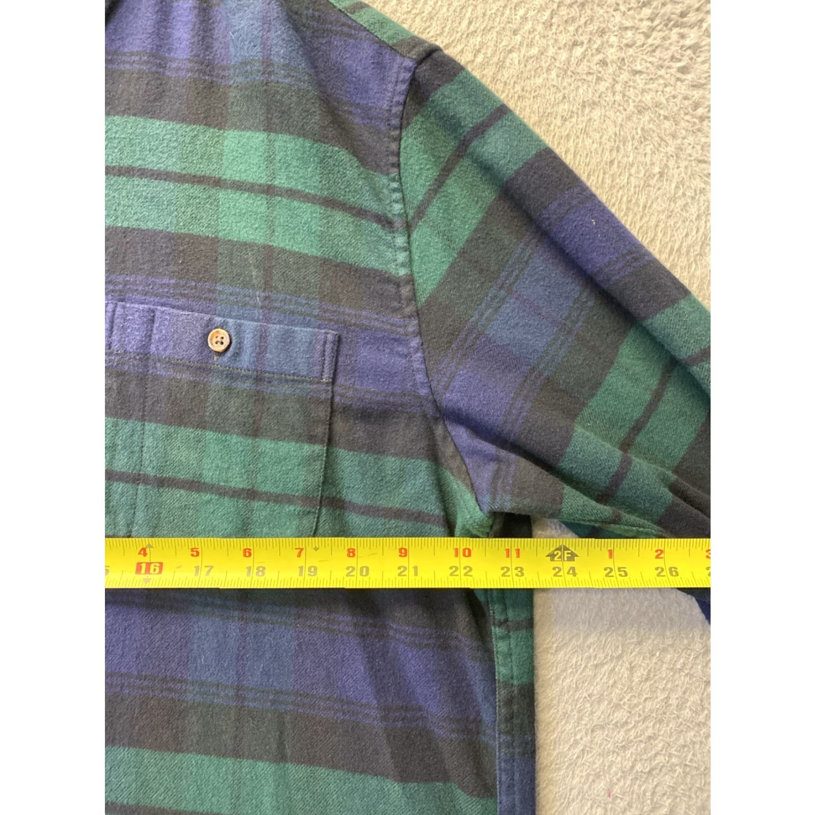 J.Crew J.Crew Slim Button-Down Shirt XL Men Plaid Green Blue Long Sleeve Button-Up Shirt Size US XL / EU 56 / 4 - 6 Thumbnail