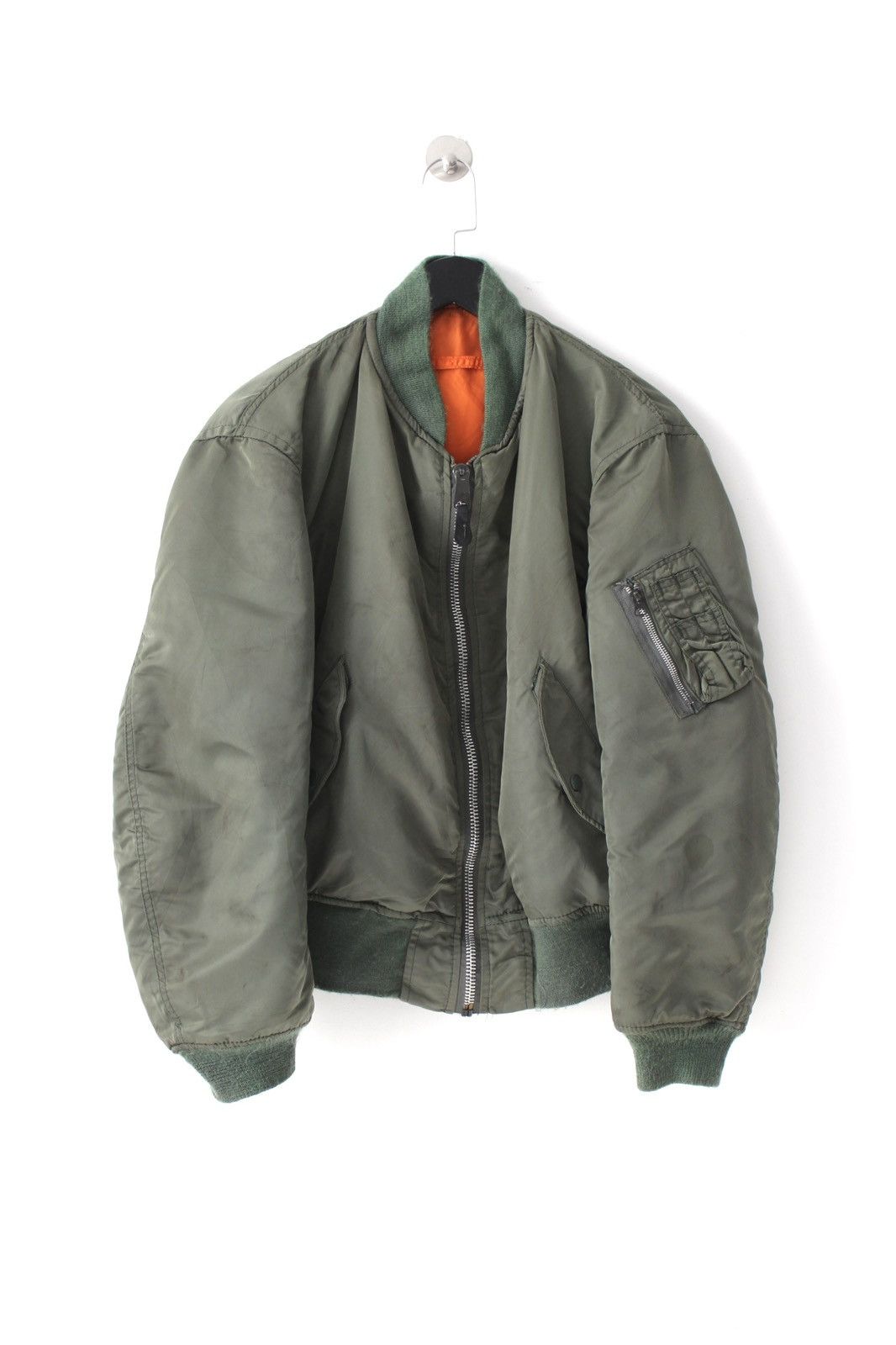 Alpha Industries 2000S ALPHA INDUSTRIES MA-1 BOMBER JACKET Size US L / EU 52-54 / 3 - 1 Thumbnail
