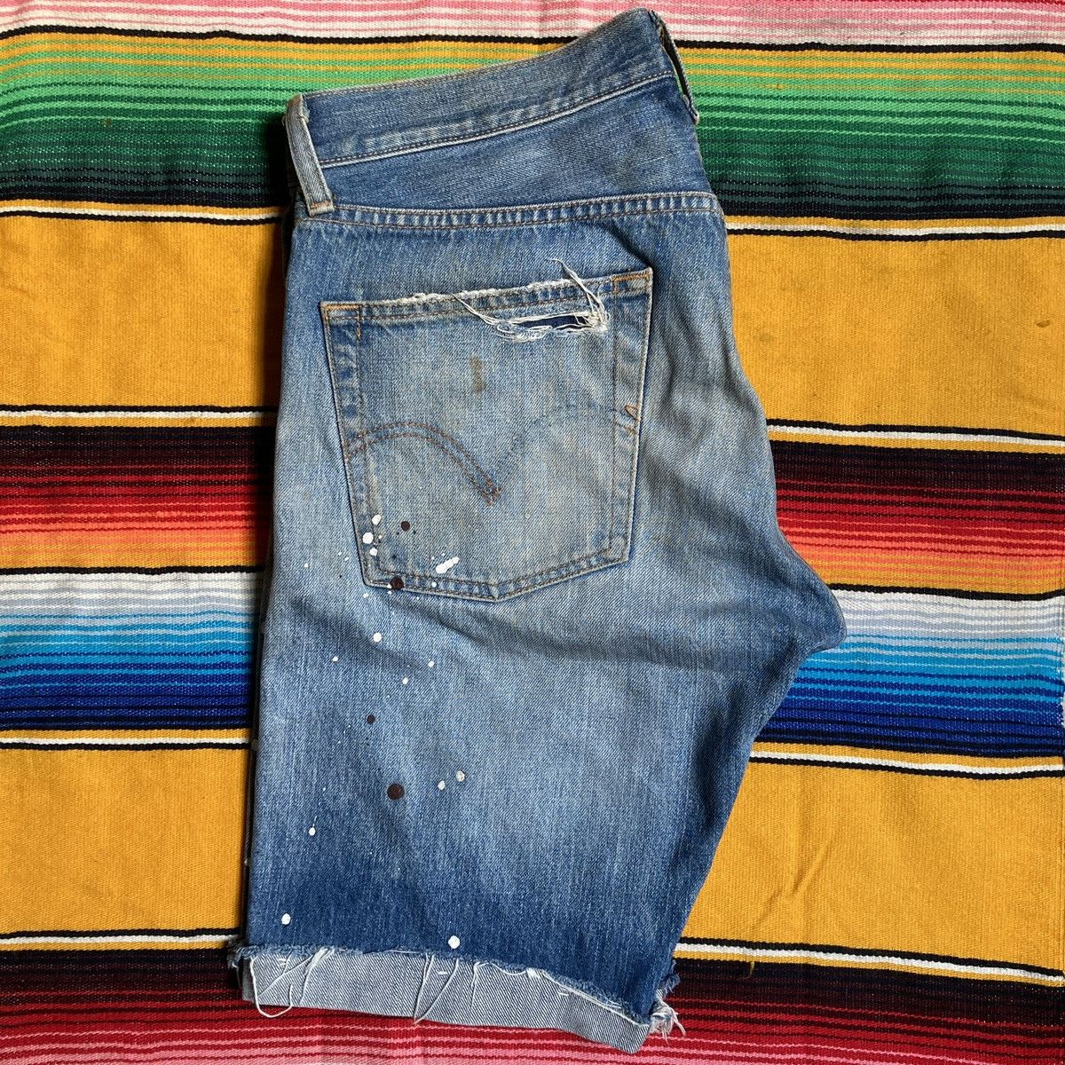 Levi's × Levi's Vintage Clothing Levis Selvedge Short Pants Size US 32 / EU 48 - 6 Thumbnail