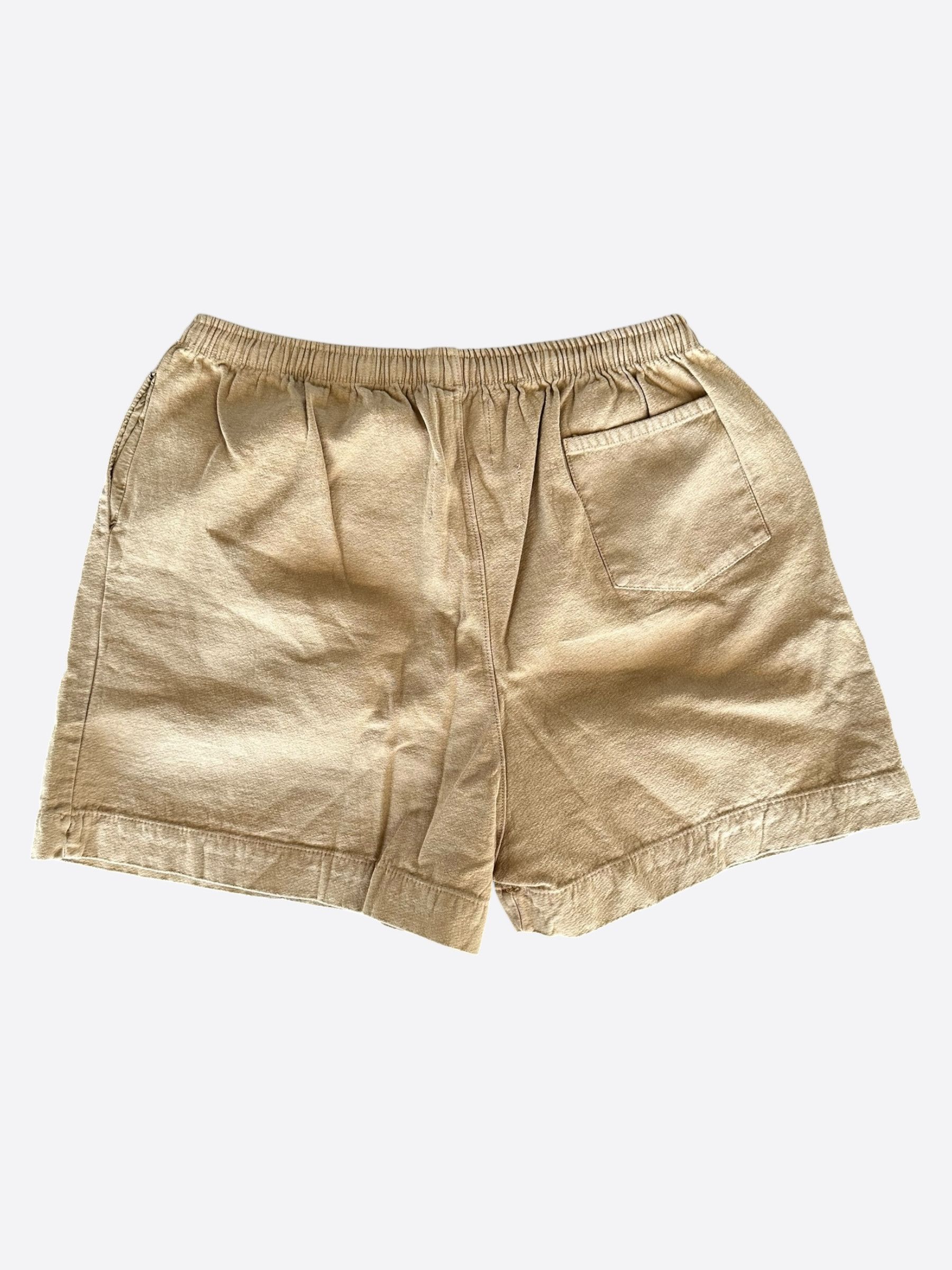 Gallery Dept. Gallery Dept Tan & Black Logo Zuma Shorts Size US 34 / EU 50 - 2 Thumbnail