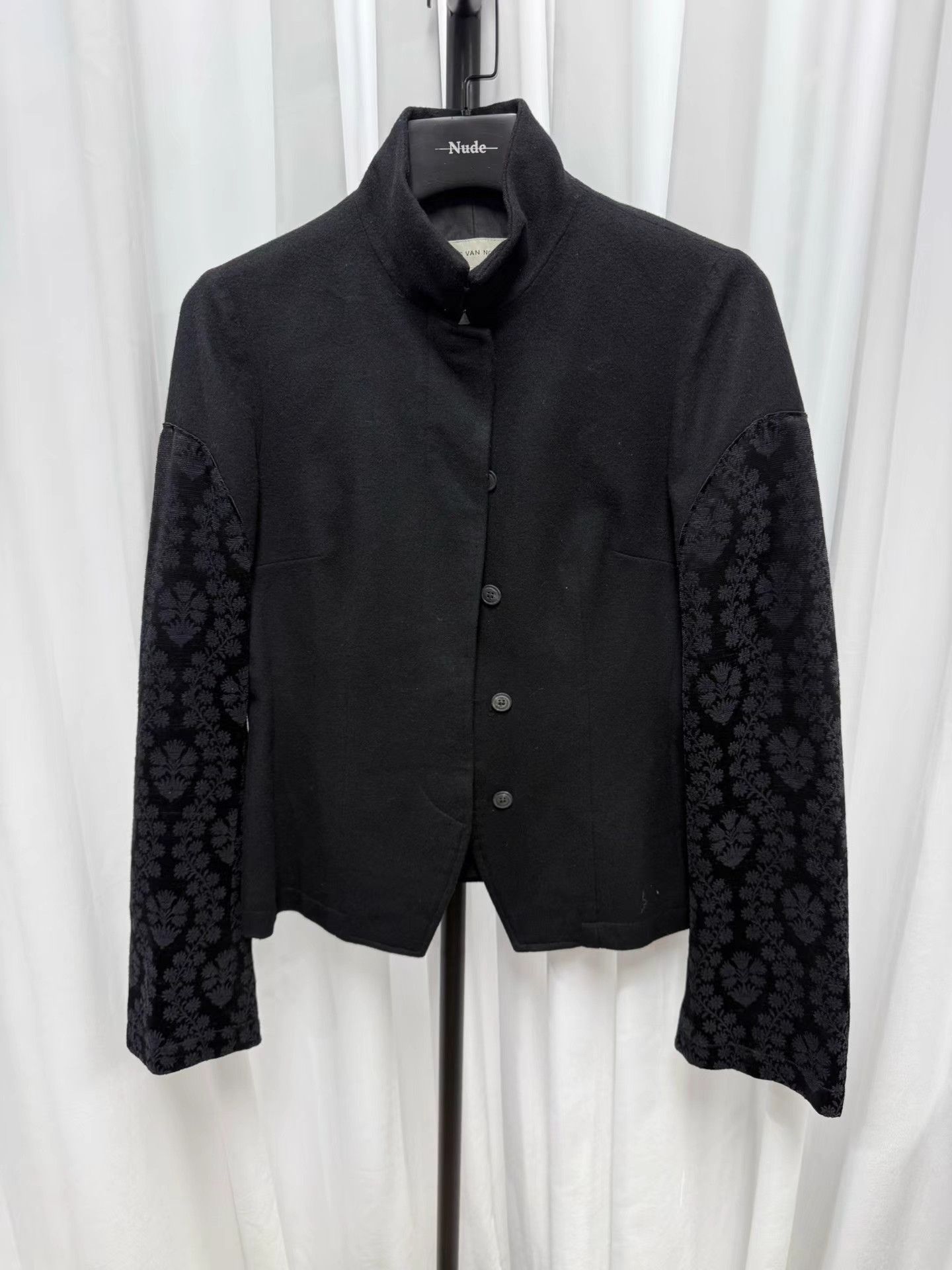 Dries Van Noten Dries Van Noten Jacquard Paneled Court Jacket K20 Size XS / US 0-2 / IT 36-38 - 1 Thumbnail