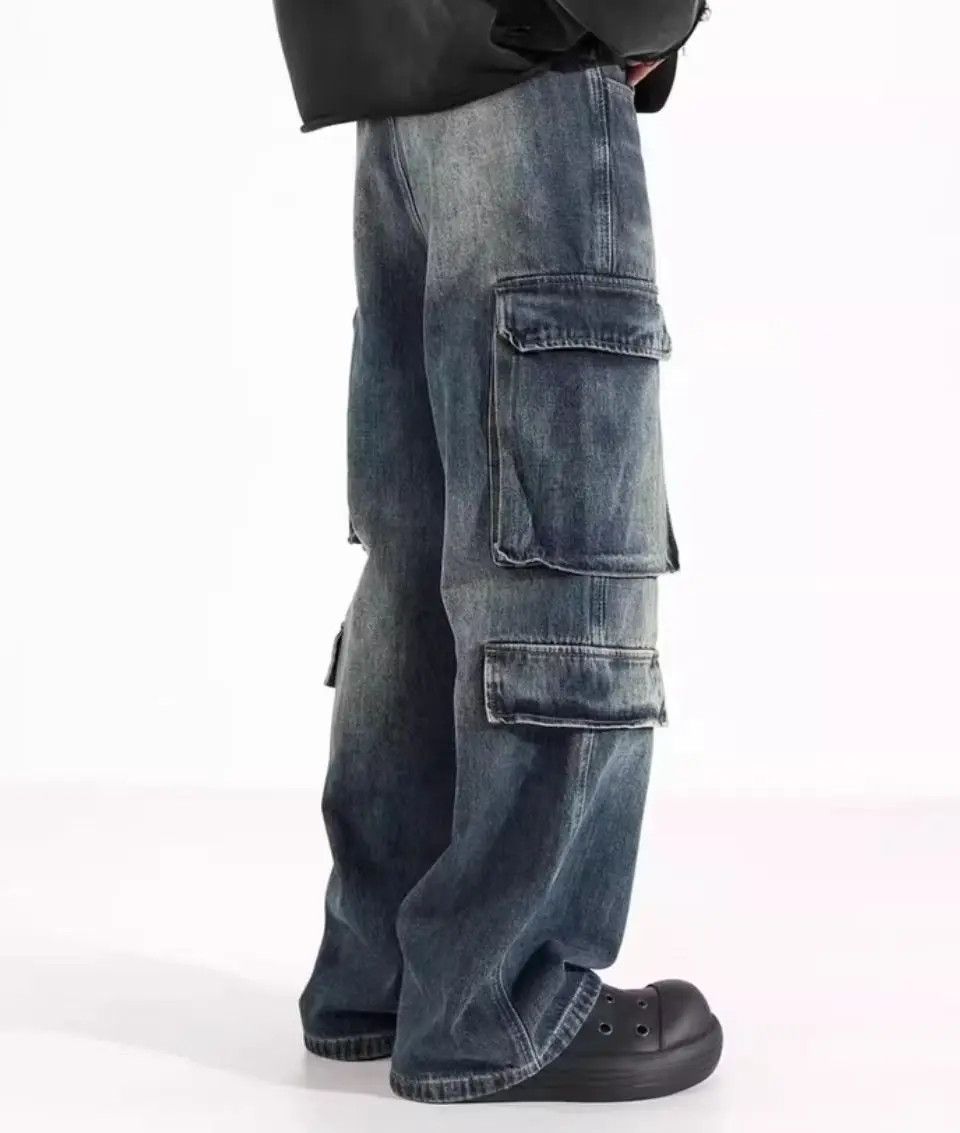 Designer × Japanese Brand Vintage Streetwear Harajuku Loose Casual Pants Size US 31 - 2 Thumbnail