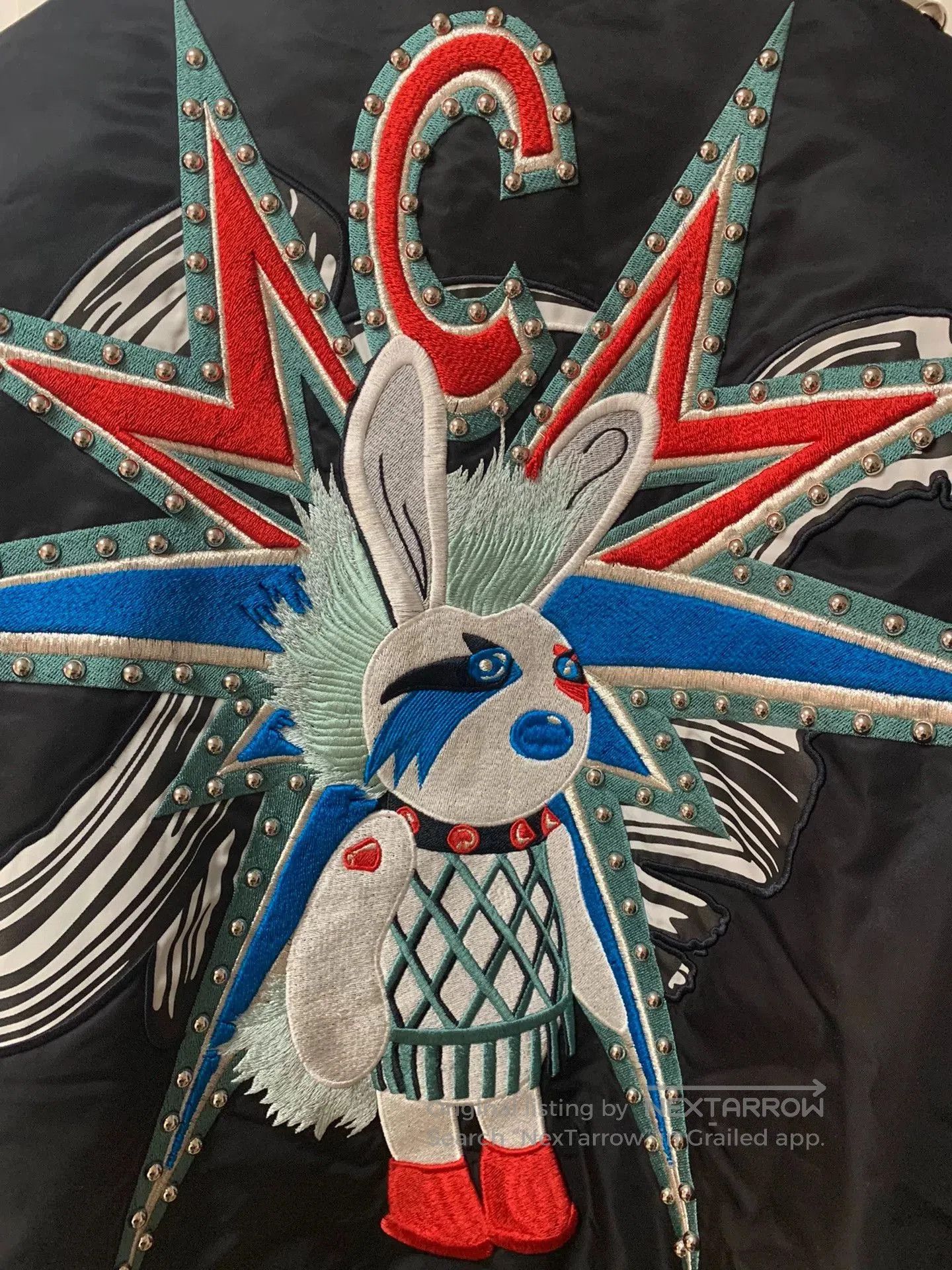 MCM MCM Embroidered Rabbit Punk Jacket. Size US M / EU 48-50 / 2 - 3 Thumbnail