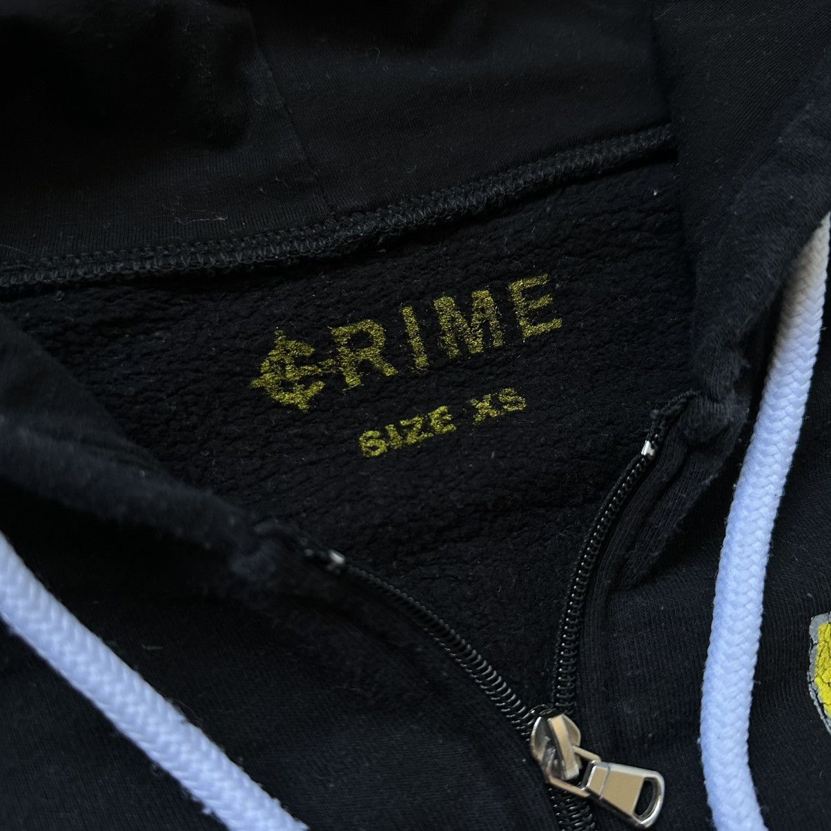 Crime London VTG Hooligan Style Crime Zip Hoodie Size Xs Japan 00s USA Size US XS / EU 42 / 0 - 11 Thumbnail