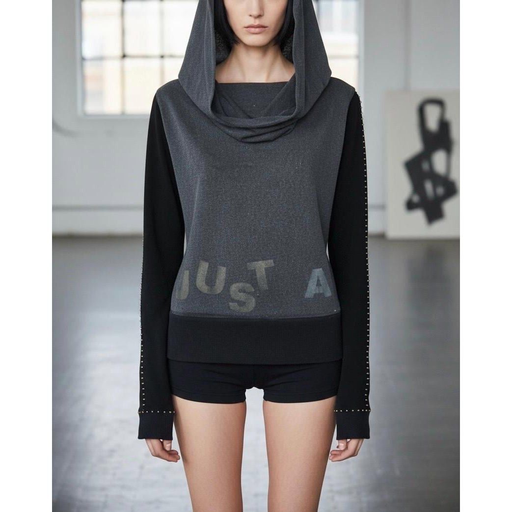 Other The Cop Copine 2 Piece Set: Draped Hoodie and Turtleck Size ONE SIZE - 1 Thumbnail