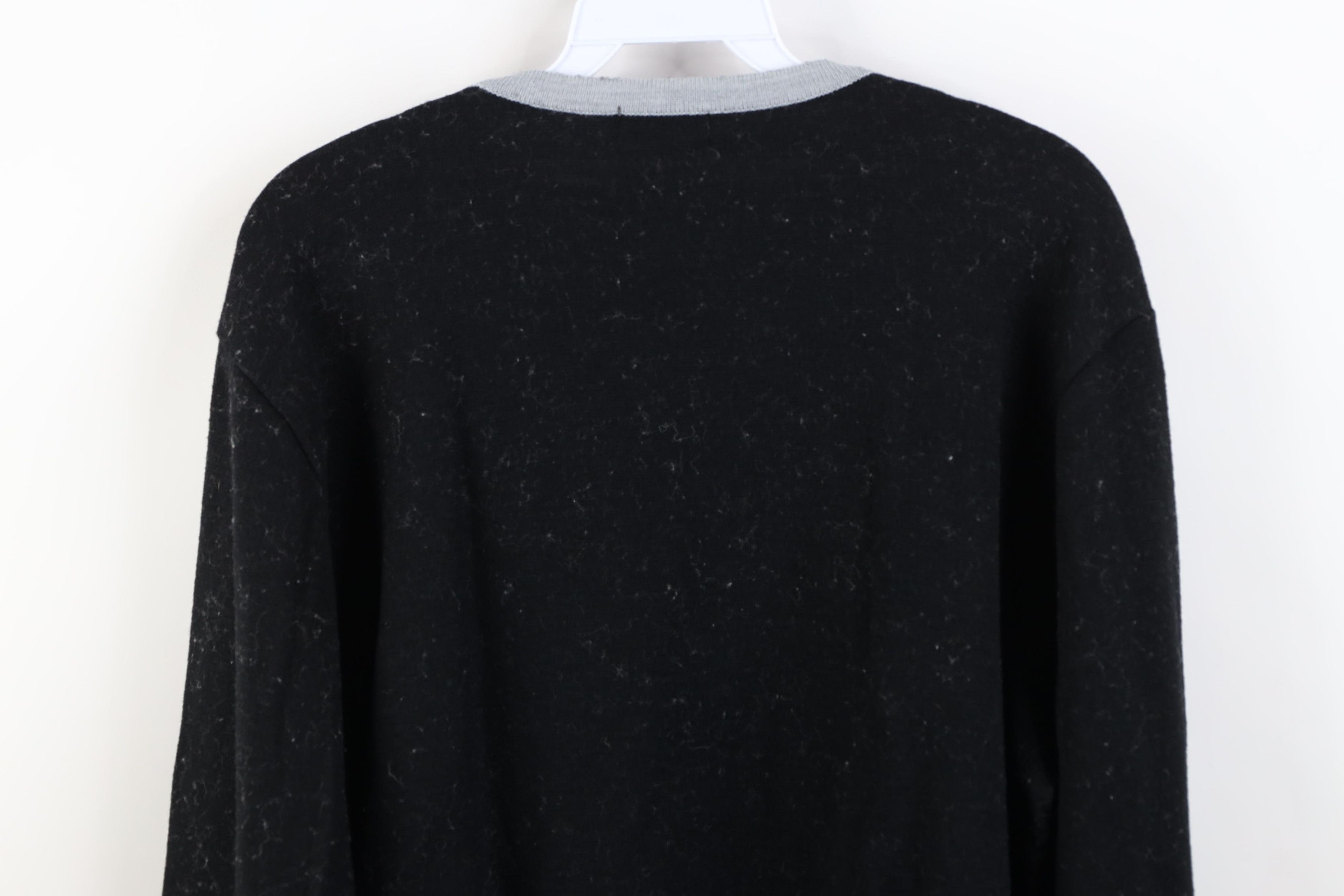 Vintage Vintage 90s Iceberg Jeans Box Logo Wool Knit Sweater Italy Size US L / EU 52-54 / 3 - 11 Thumbnail
