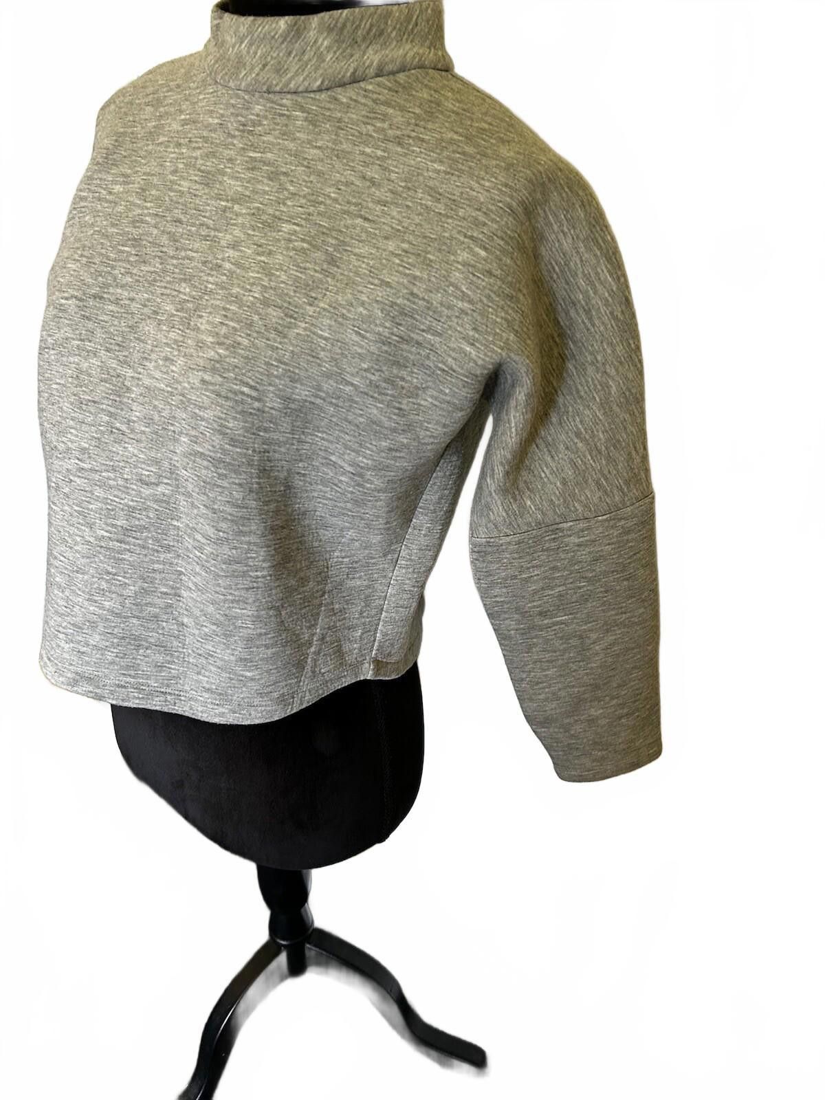 Other SEED Grey 3/4 Sleeve Ponte Jumper Sweater Top - Sz XS (005) Size XS / US 0-2 / IT 36-38 - 4 Thumbnail