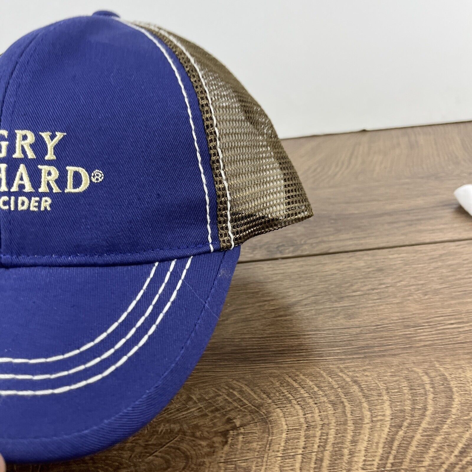 Other Hard Cider Hat Angry Orchard Blue Adjustable Hat Snapback Ad Size ONE SIZE - 7 Thumbnail