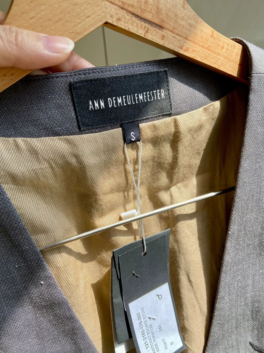 Ann Demeulemeester Ann Demeulemeester Unisex Vest S New With Tags Pencil Case Size US S / EU 44-46 / 1 - 3 Thumbnail