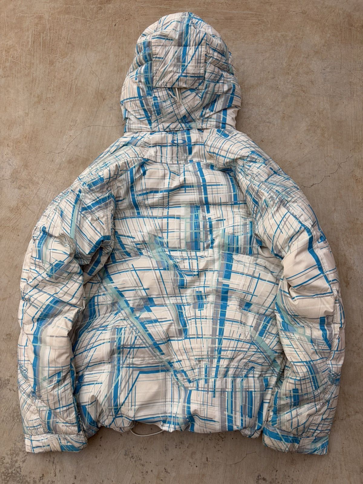 Oakley 00s Oakley Down Geometric Pattern Magnetic Closure Jacket Size US S / EU 44-46 / 1 - 11 Thumbnail