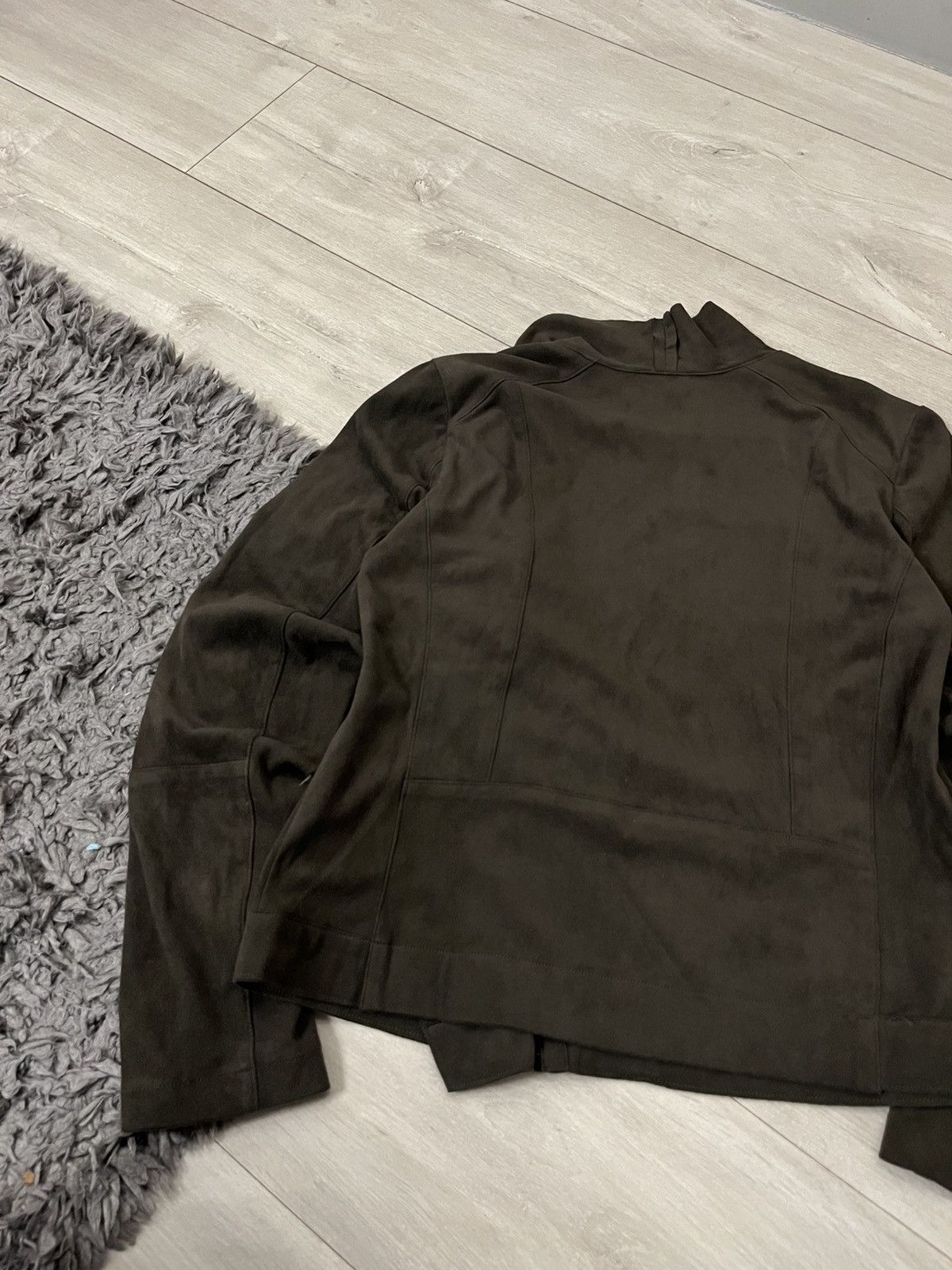 Hysteric Glamour 🔥Punk Rick Owens Vibe Biker Suede Side Zip 00's Jacket Size S / US 4 / IT 40 - 8 Thumbnail
