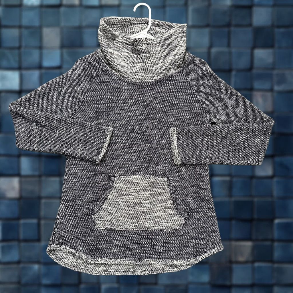 Calvin Klein Calvin Klein Performance Sweatshirt Womens S Blue Cowl Neck Quick Dry Knit EUC Size S / US 4 / IT 40 - 1 Thumbnail