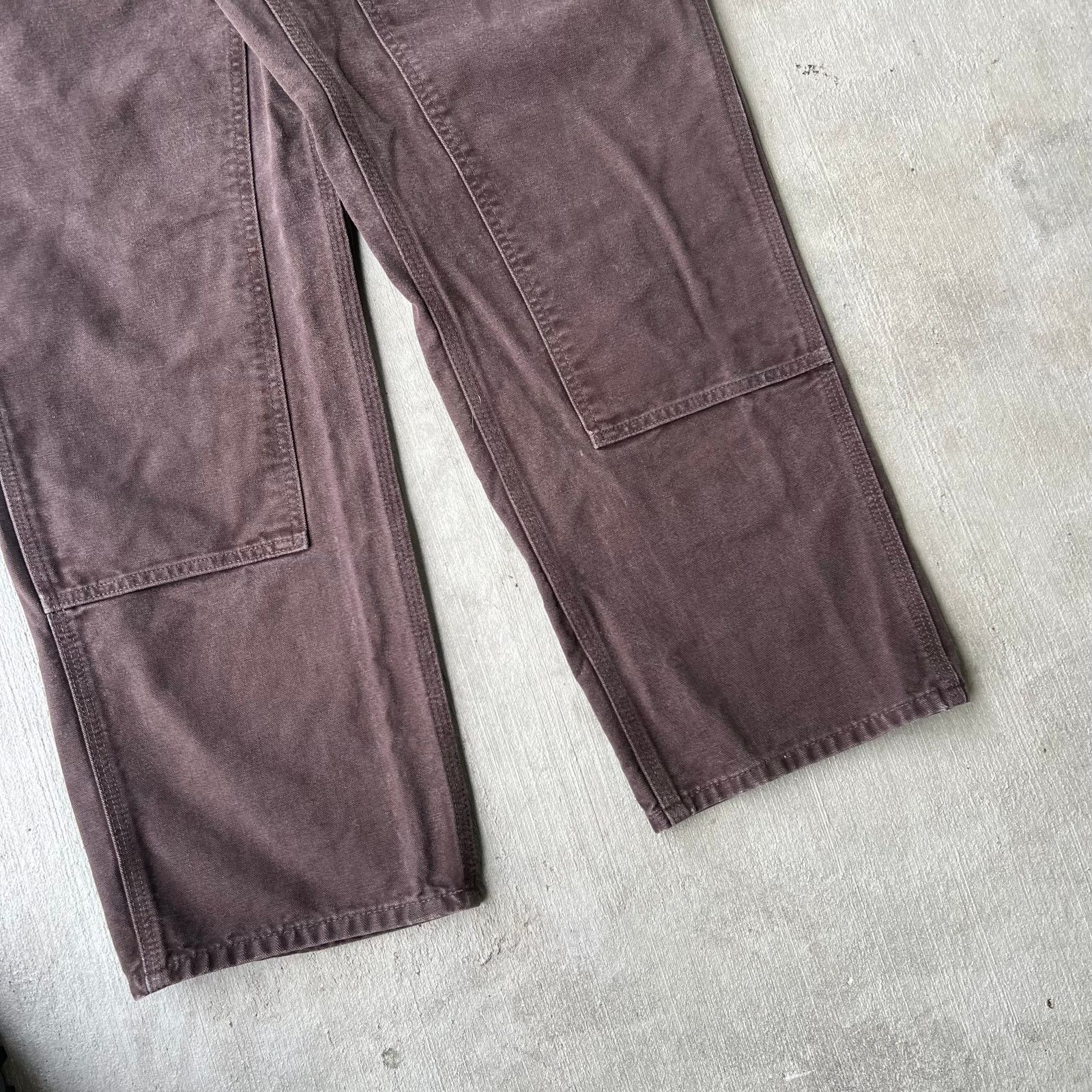 Carhartt × Vintage Carhartt brown double knee work wear carpenter pants Size US 35 - 3 Thumbnail