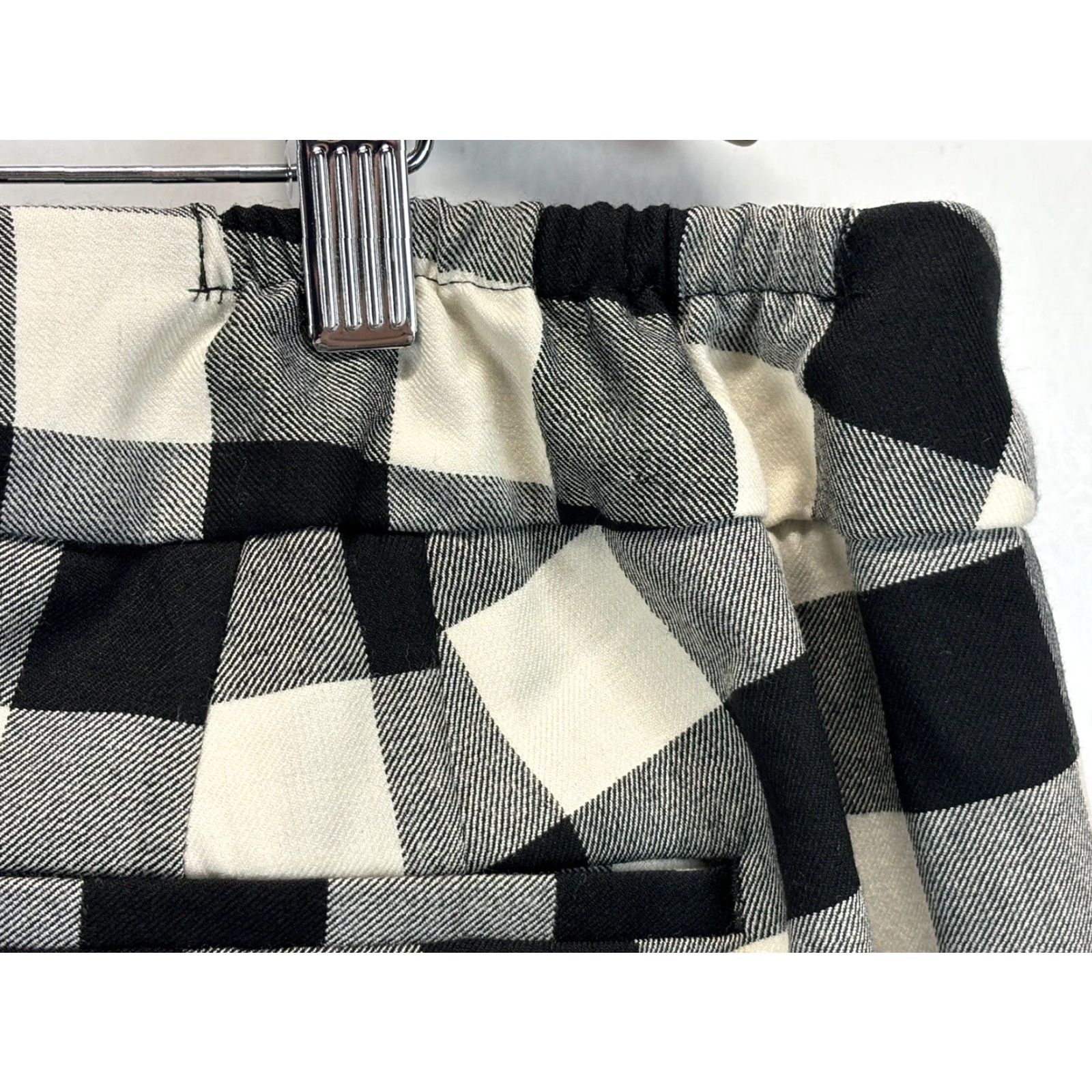 Talbots Talbots Checkered Ankle Pants 22W Plus Wool Blend Black Ivory Womens Size 40" / US 18 - 6 Thumbnail