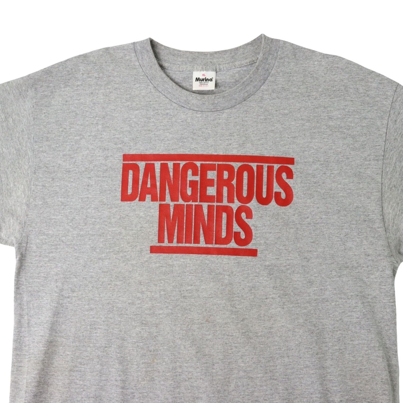 Vintage VINTAGE Dangerous Minds XL T Shirt Gray Hip Hop Graphic Murina Men XL Authentic Movie Coolio Ghetto City School T-Shirt Mens Size US XL / EU 56 / 4 - 7 Thumbnail
