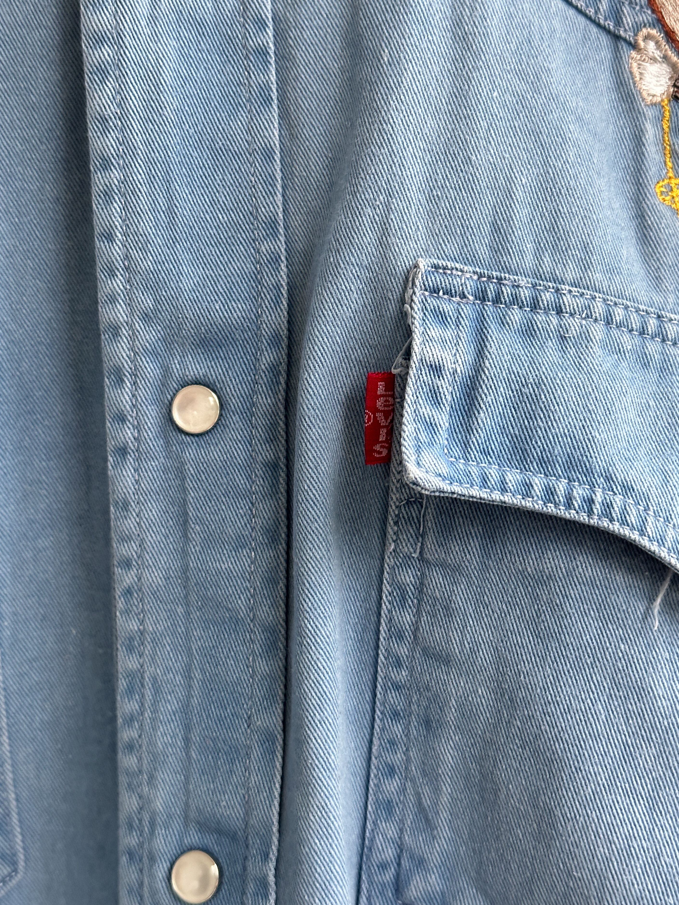 Levi's Vintage Levi's Denim Shirt Size US L / EU 52-54 / 3 - 4 Thumbnail