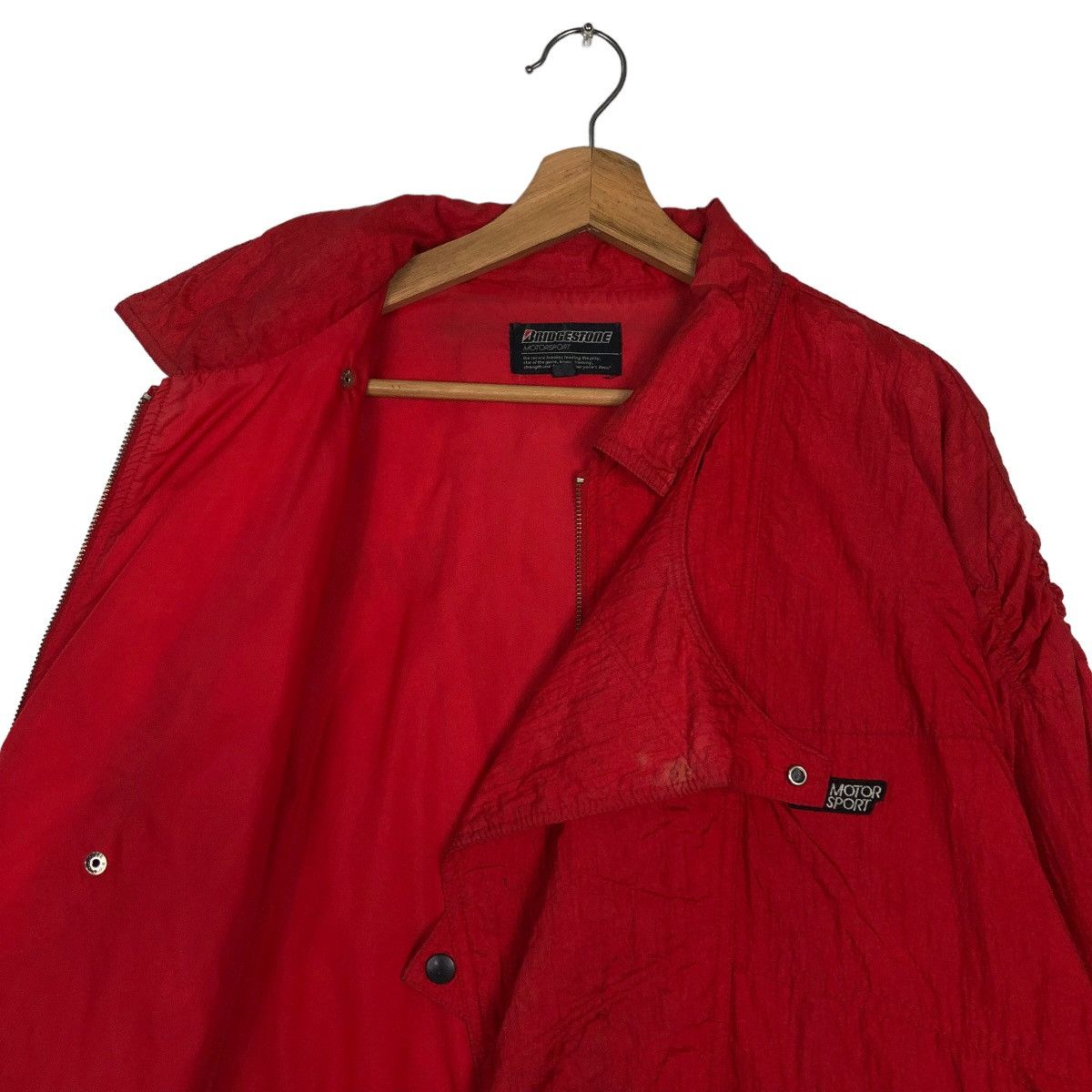 Japanese Brand 🔥90’s Vintage Work Racing Bomber Jacket Bridgestone Motor Size US XL / EU 56 / 4 - 9 Thumbnail