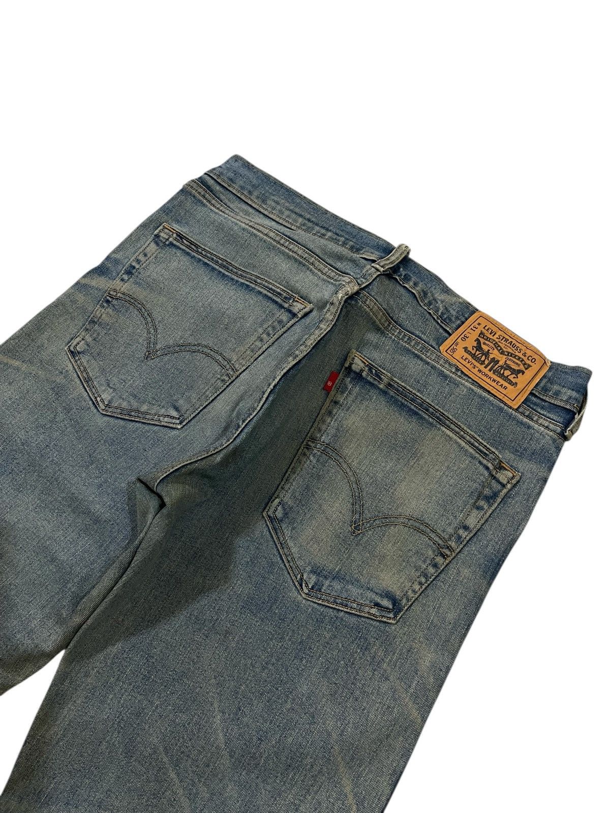 Levi's 00s Levi’s 505 Mud Rust Distressed Straight Fit Jeans Size US 33 - 14 Thumbnail