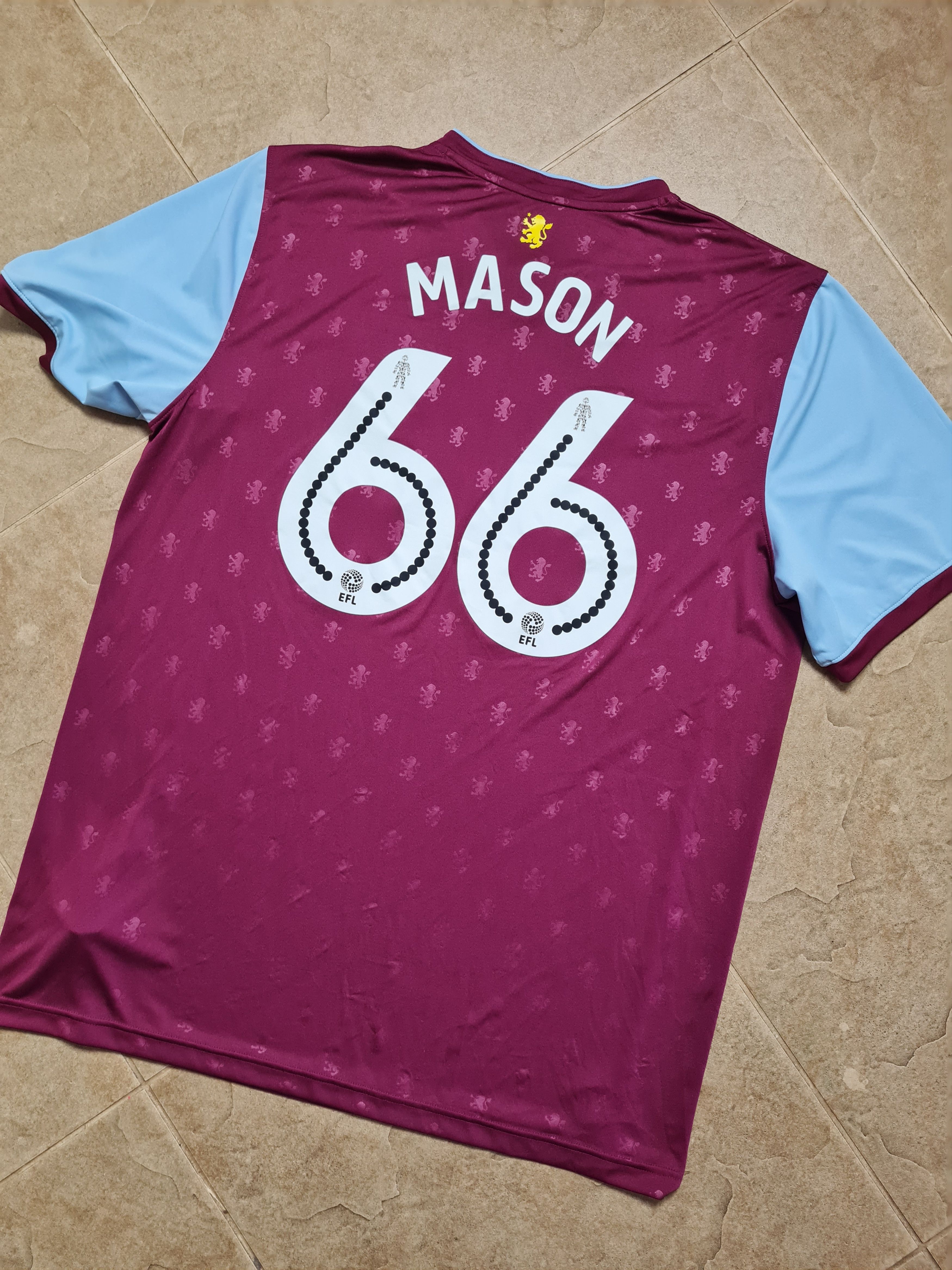 Under Armour Aston Villa Football shirt 2017 Soccer Trikot Under Armour Size US XXL / EU 58 / 5 - 8 Thumbnail