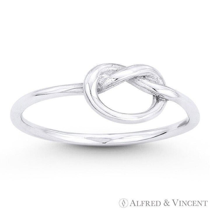 Other Overhand Knot Love Promise Ring in .925 Sterling Silver Size ONE SIZE - 1 Preview