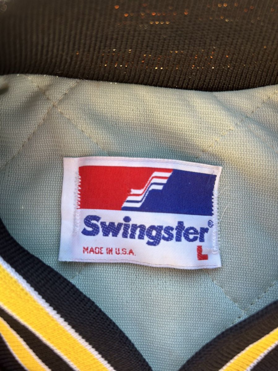 Swingster 90s Swingster Pittsburgh Steelers Satin Jacket Snaps Size US L / EU 52-54 / 3 - 5 Thumbnail