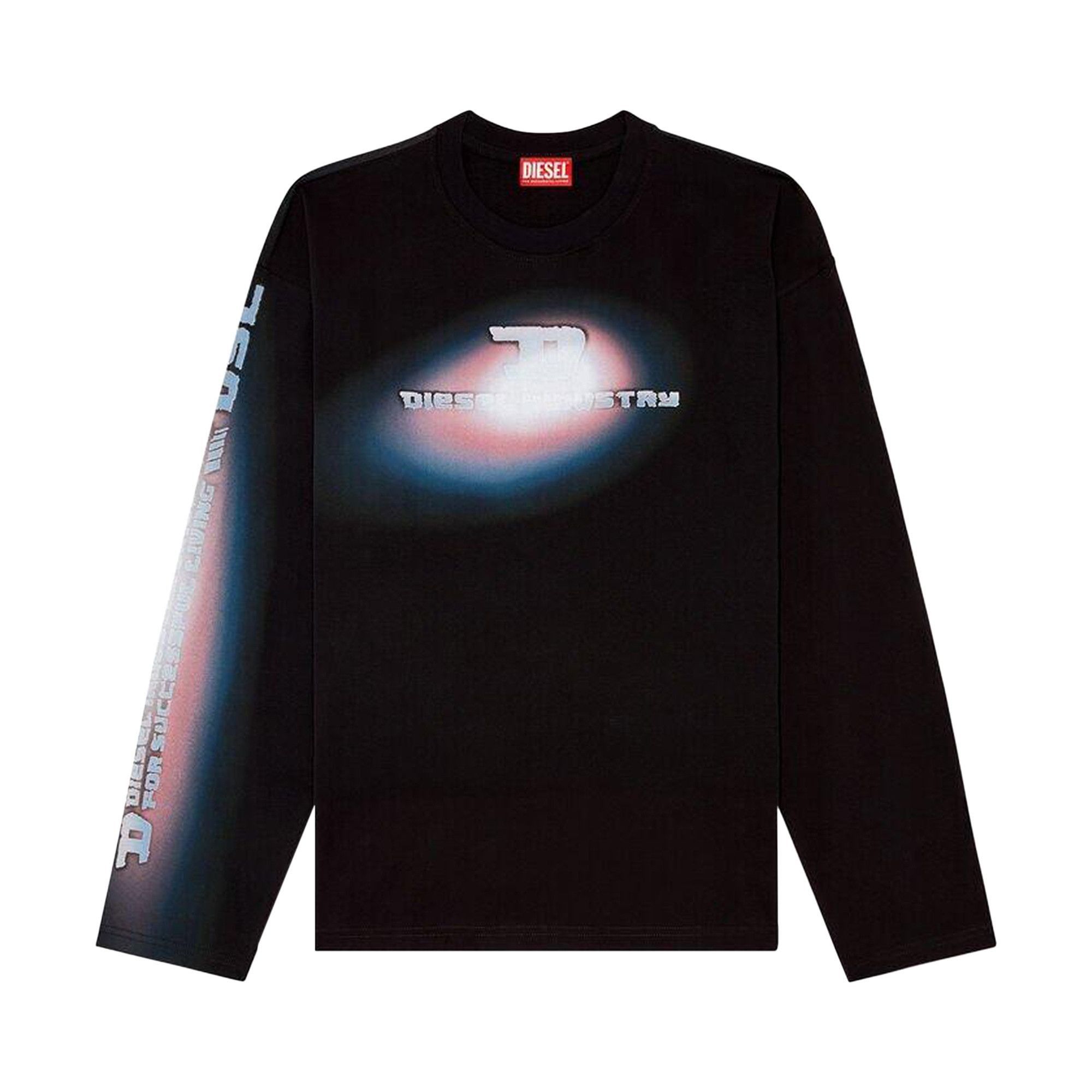 Diesel o1mle1025 T-Archie Long Sleeve T-Shirt in Black Size US M / EU 48-50 / 2 - 1 Preview