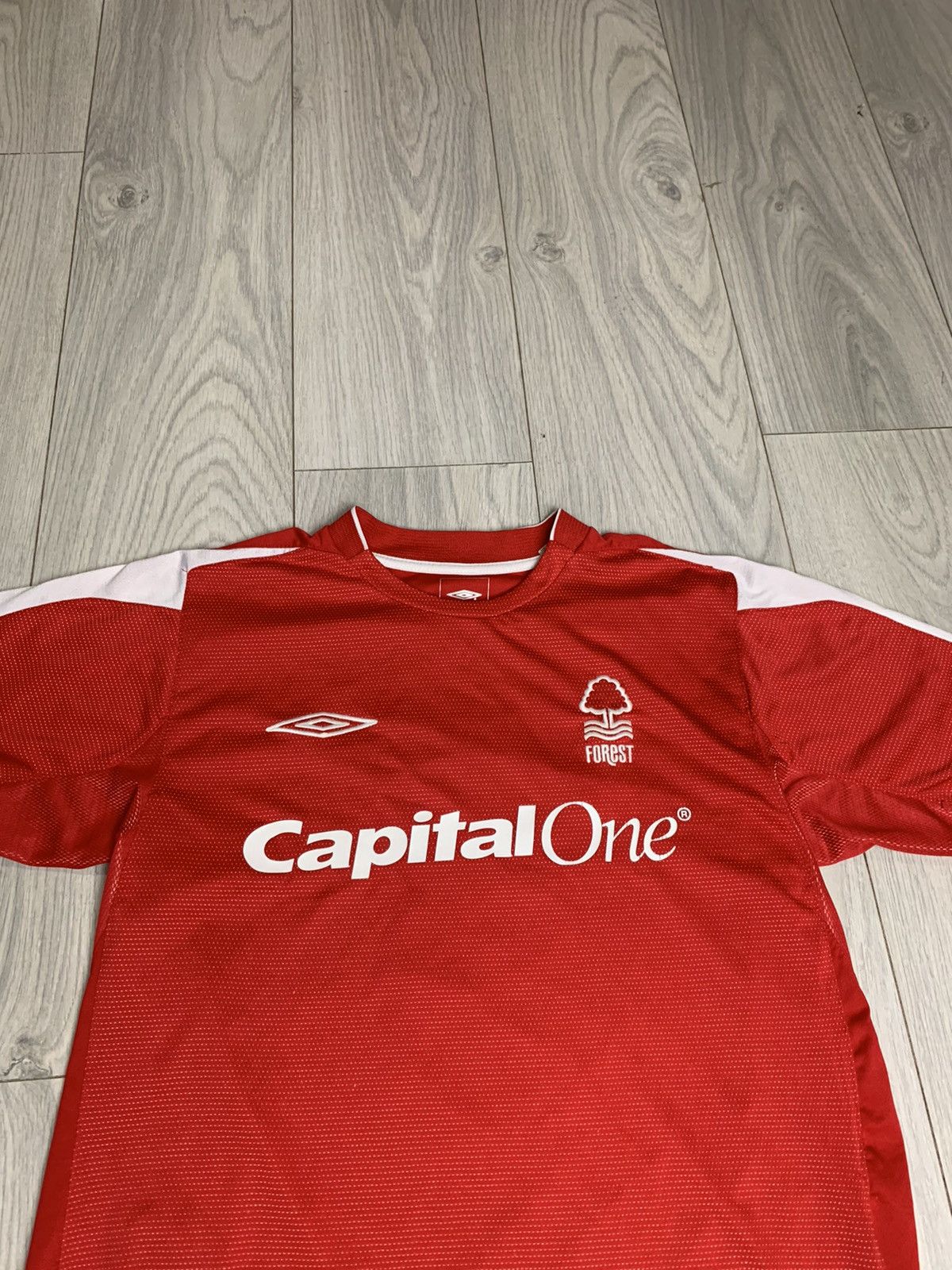 Umbro Vintage Soccer Jersey Umbro Forest Nottingham Size US M / EU 48-50 / 2 - 2 Thumbnail