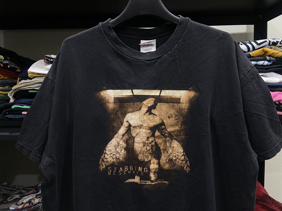 Band Tees × Vintage Vintage 1998s STABBING WESTWARD Darkest Days Tour TShirt Size US XL / EU 56 / 4 - 2 Thumbnail
