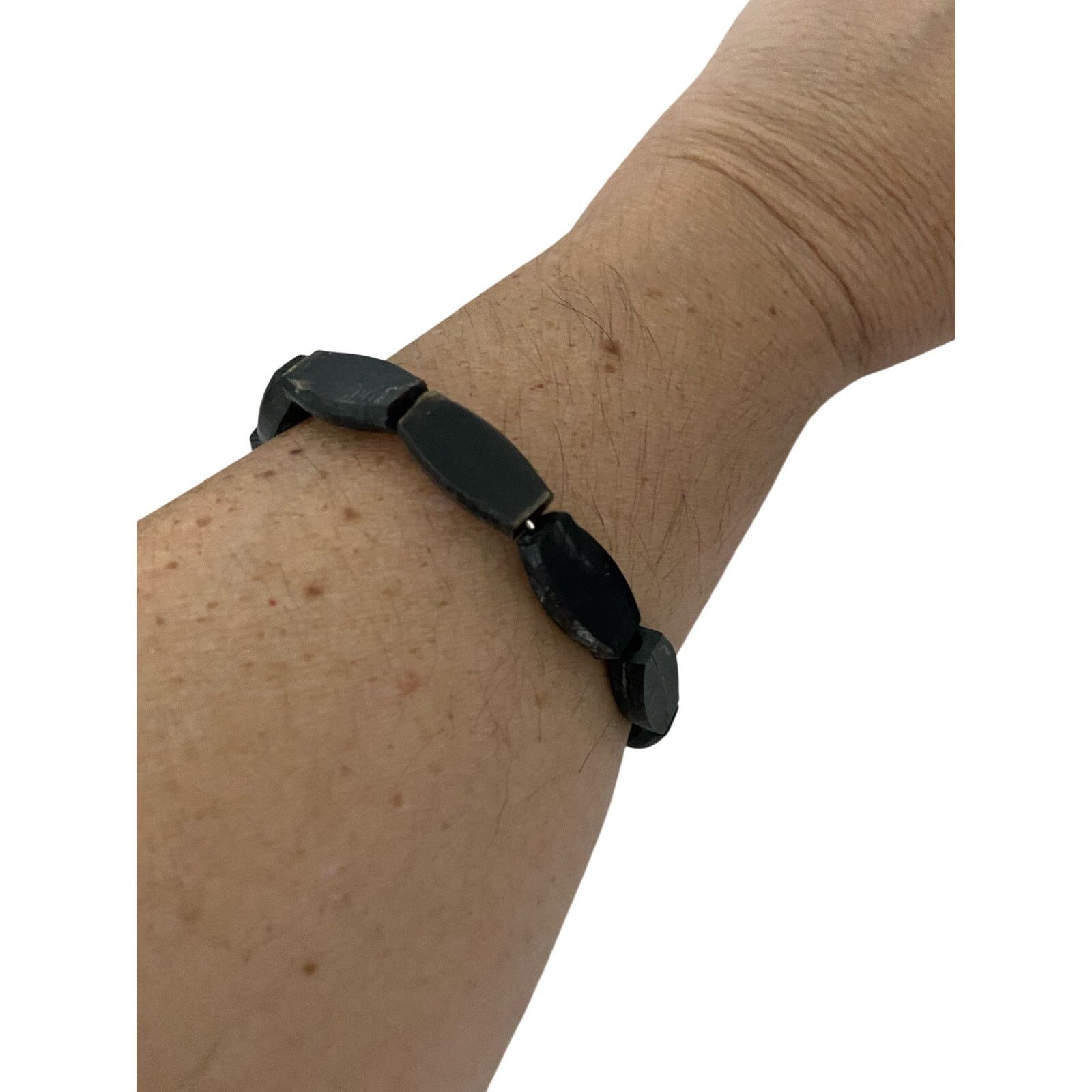 Handmade black bangle bracelet Size ONE SIZE - 1 Thumbnail