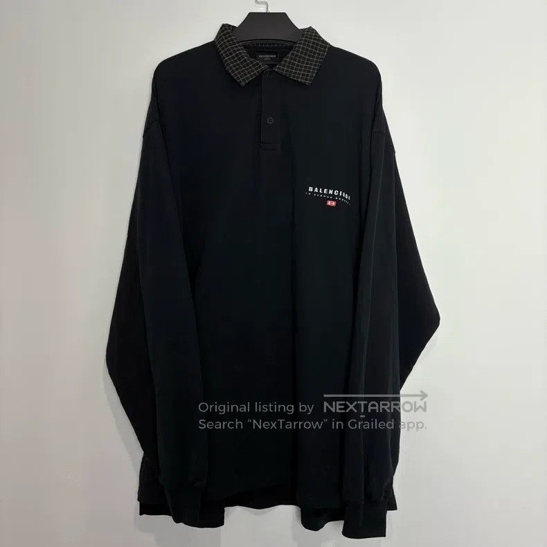 Balenciaga Balenciaga George V Street Ten Shirt Collar Long Sleeve Size US M / EU 48-50 / 2 - 1 Thumbnail