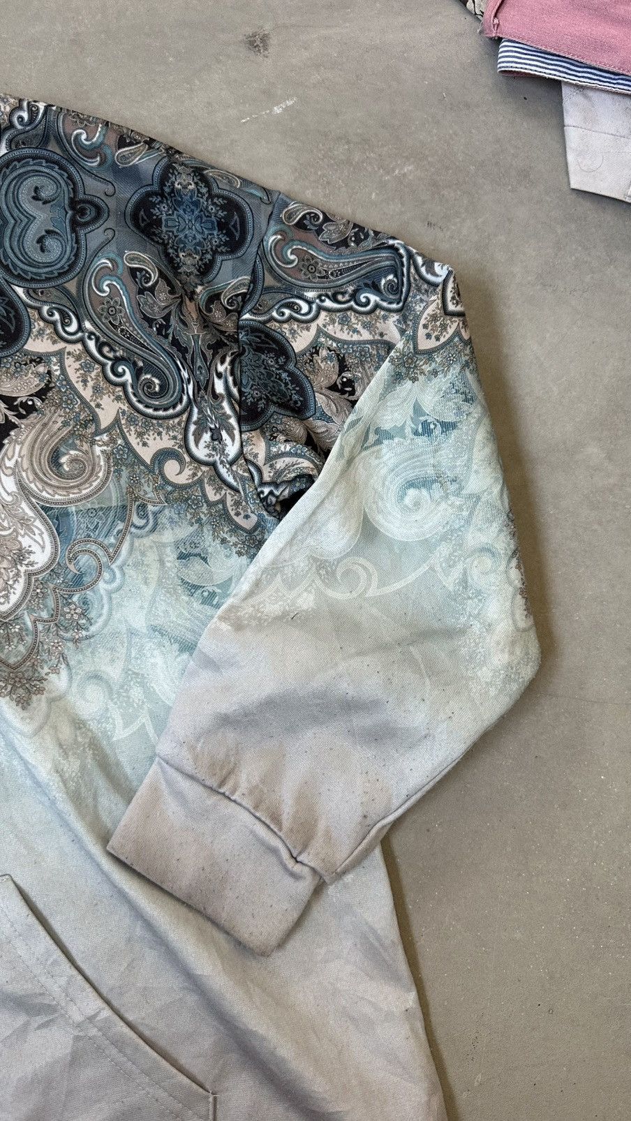 Vintage BOHEMIAN PAISLEY HOODIE Size US L / EU 52-54 / 3 - 3 Thumbnail