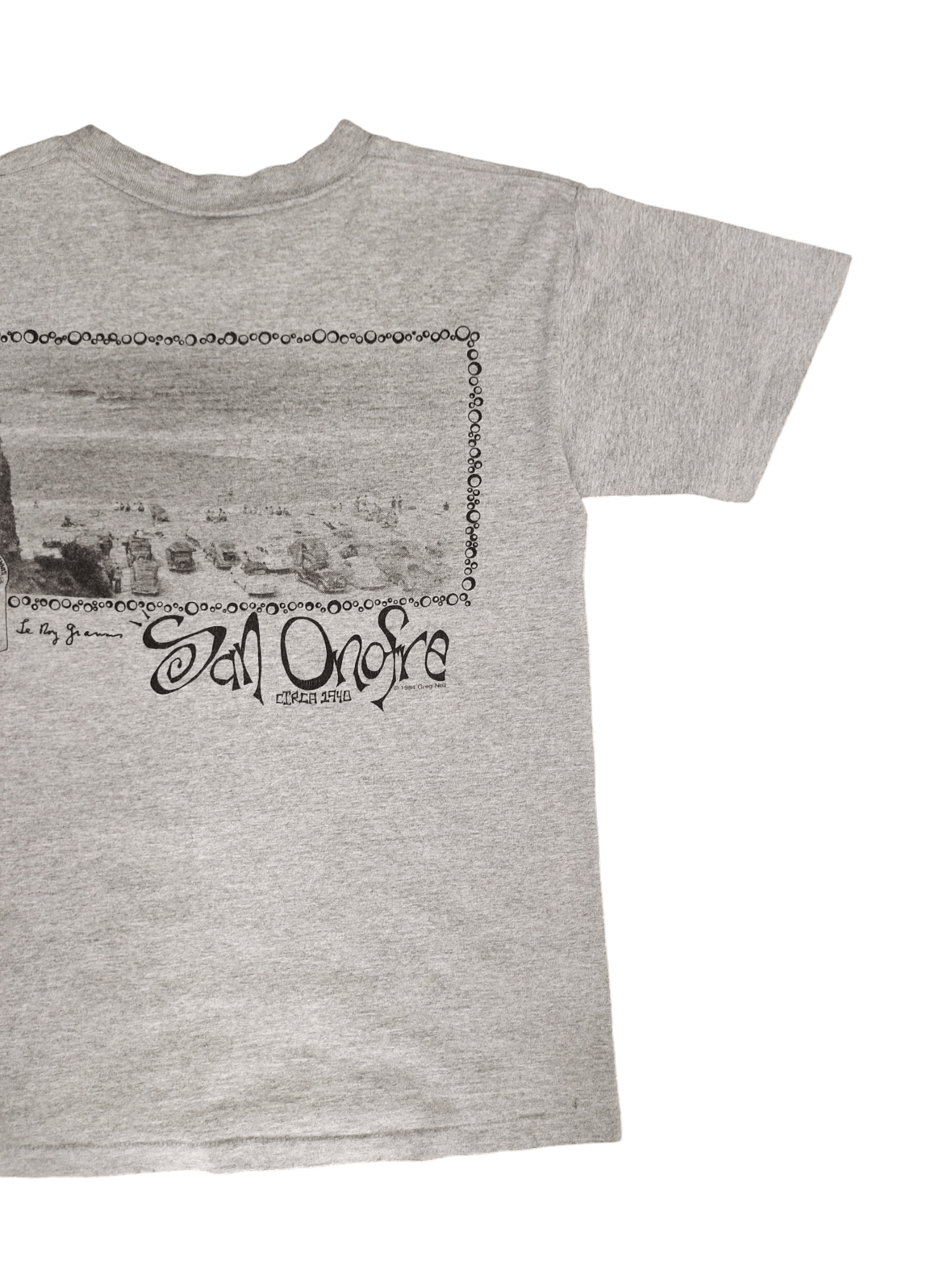 Sun Surf Vintage 90's Greg Noil 'San Onofre' Surfing Photo Print Tee Size US M / EU 48-50 / 2 - 5 Thumbnail