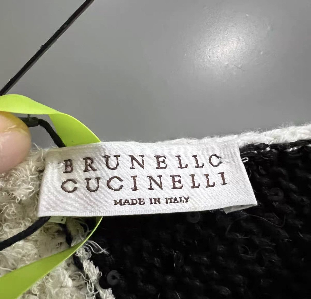 Brunello Cucinelli Brunello Cucinelli Color Block Woven V-Neck Top J41 Size M / US 6-8 / IT 42-44 - 4 Thumbnail