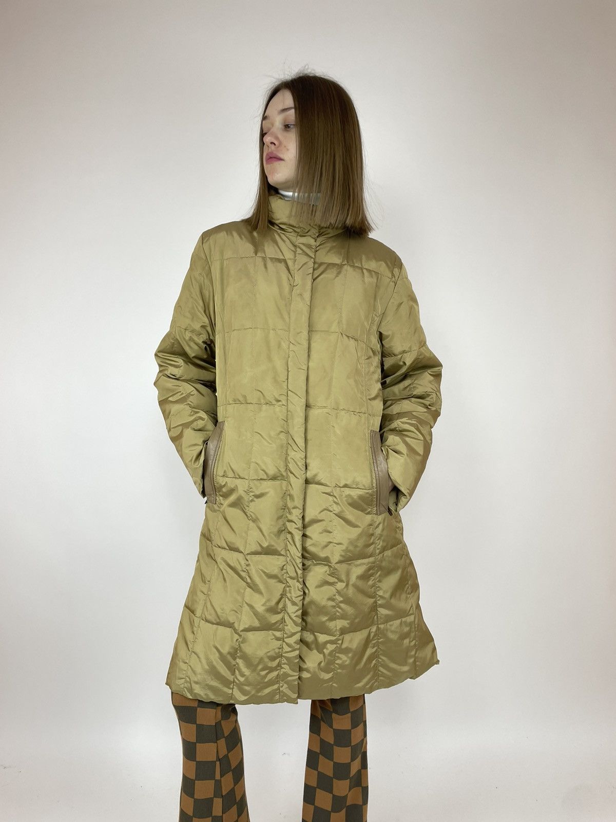 Vintage DAKS quilt Down Jacket Puffer Coat Womens Size Large Size L / US 10 / IT 46 - 5 Thumbnail