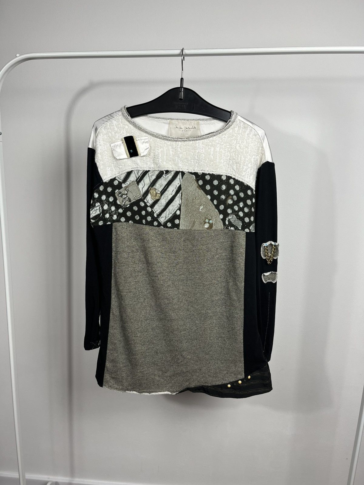 Elisa Cavaletti Elisa Cavaletti Patchwork Long Sleeve Top Women’s Italy S Size S / US 4 / IT 40 - 1 Thumbnail