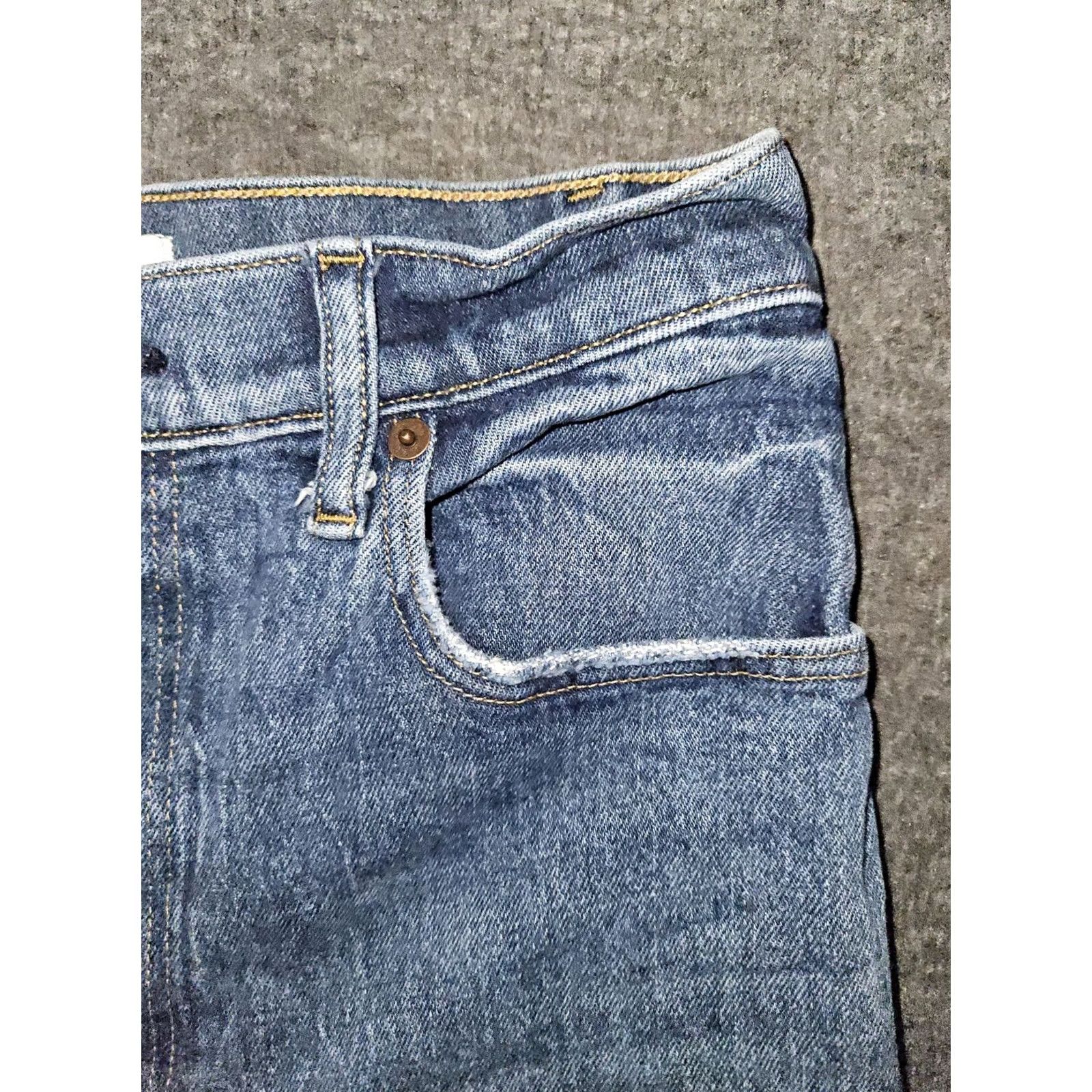 Abercrombie & Fitch VINTAGE Abercrombie & Fitch The 70's Flare Jeans Women's 2 Regular 27 in Blue Denim Jeans Flared 90s Bohemian Love Womens Size 26" / US 2 / IT 38 - 7 Thumbnail