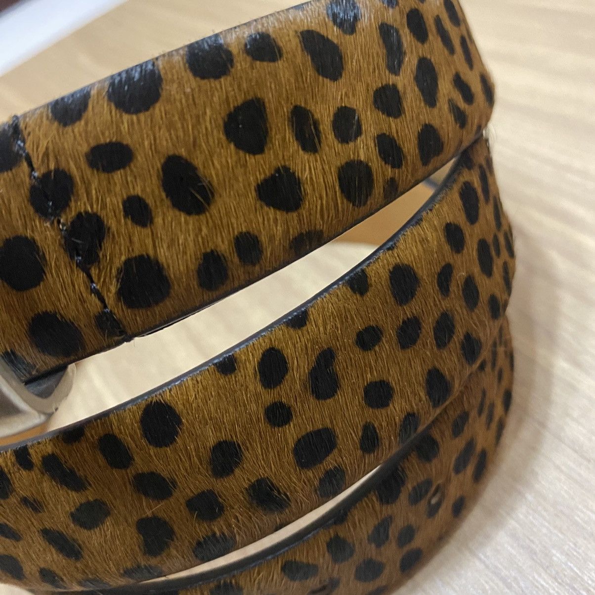 Stussy Stussy Hairy Belt "Leopard" Size ONE SIZE - 3 Thumbnail