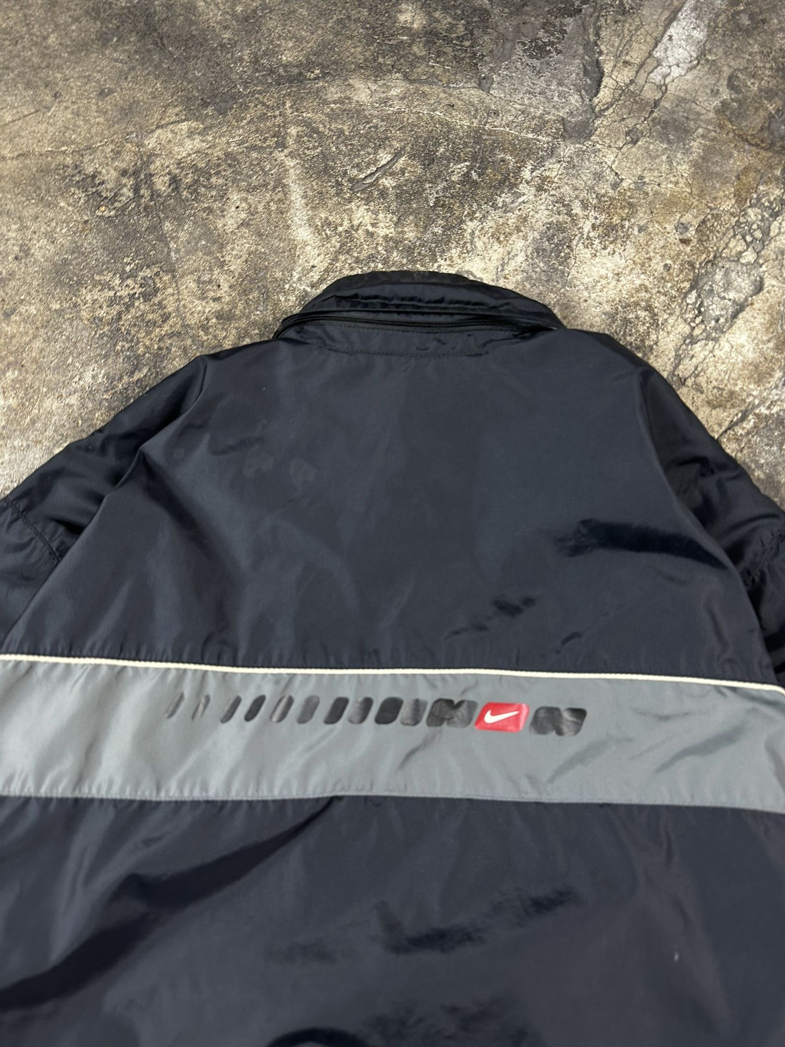 Nike 2000s Nike Nylon Zip Tracksuit Jacket Y2k Vintage 00s Size US XL / EU 56 / 4 - 7 Thumbnail
