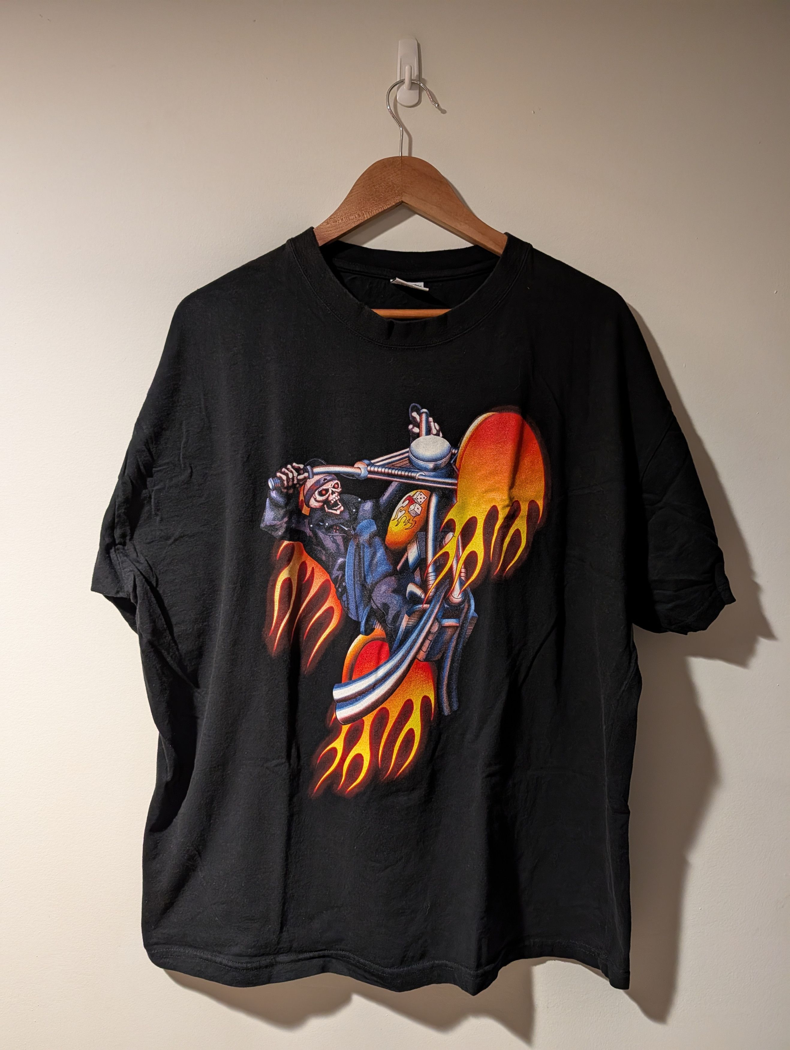 West Coast Choppers Vintage Chopper Wear Skeleton Riding Motorcycle T-Shirt Size US XXL / EU 58 / 5 - 1 Thumbnail