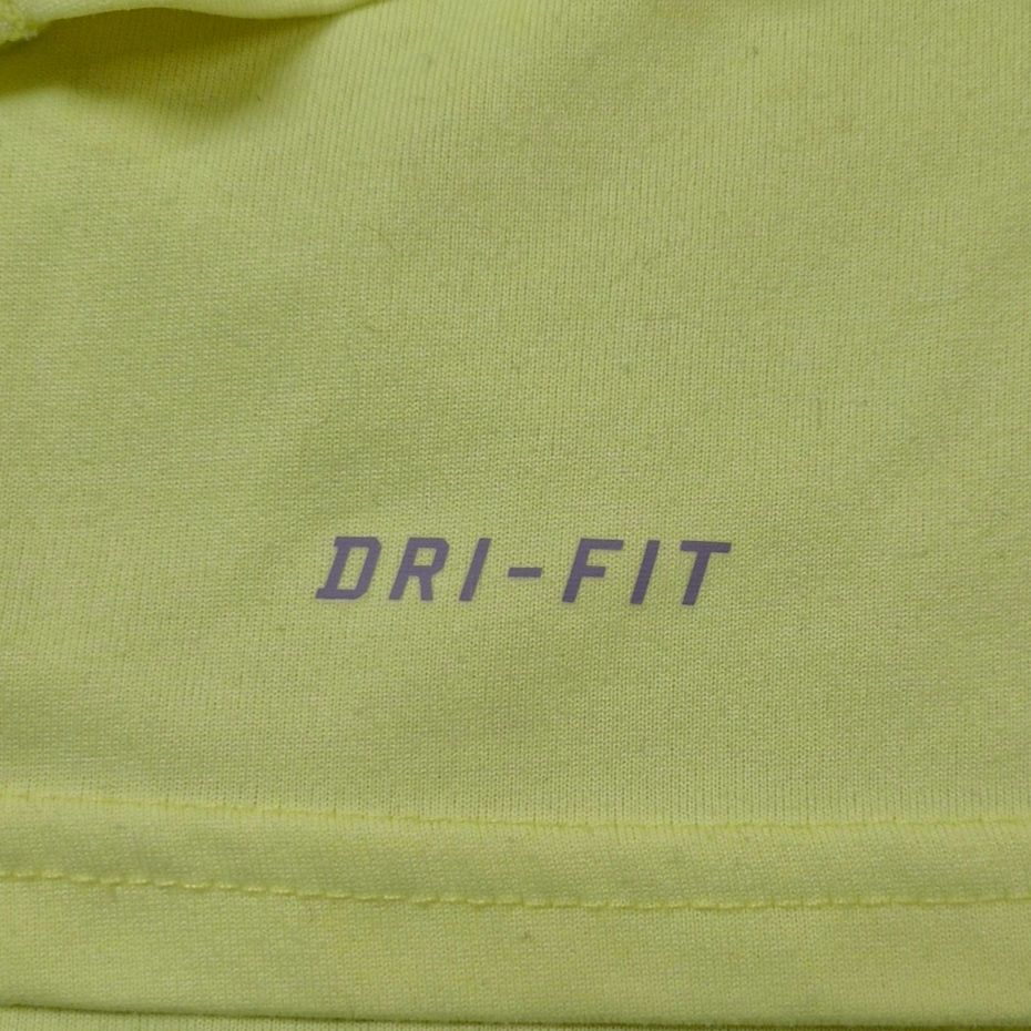 Nike Nike Dri-Fit Running Mens M Neon Yellow Active Long Sleeve Size US M / EU 48-50 / 2 - 2 Thumbnail