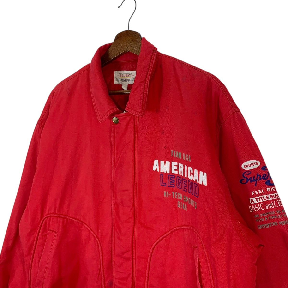 Vintage Vintage Blueky New York American Legend Sport Jacket Size US L / EU 52-54 / 3 - 4 Thumbnail
