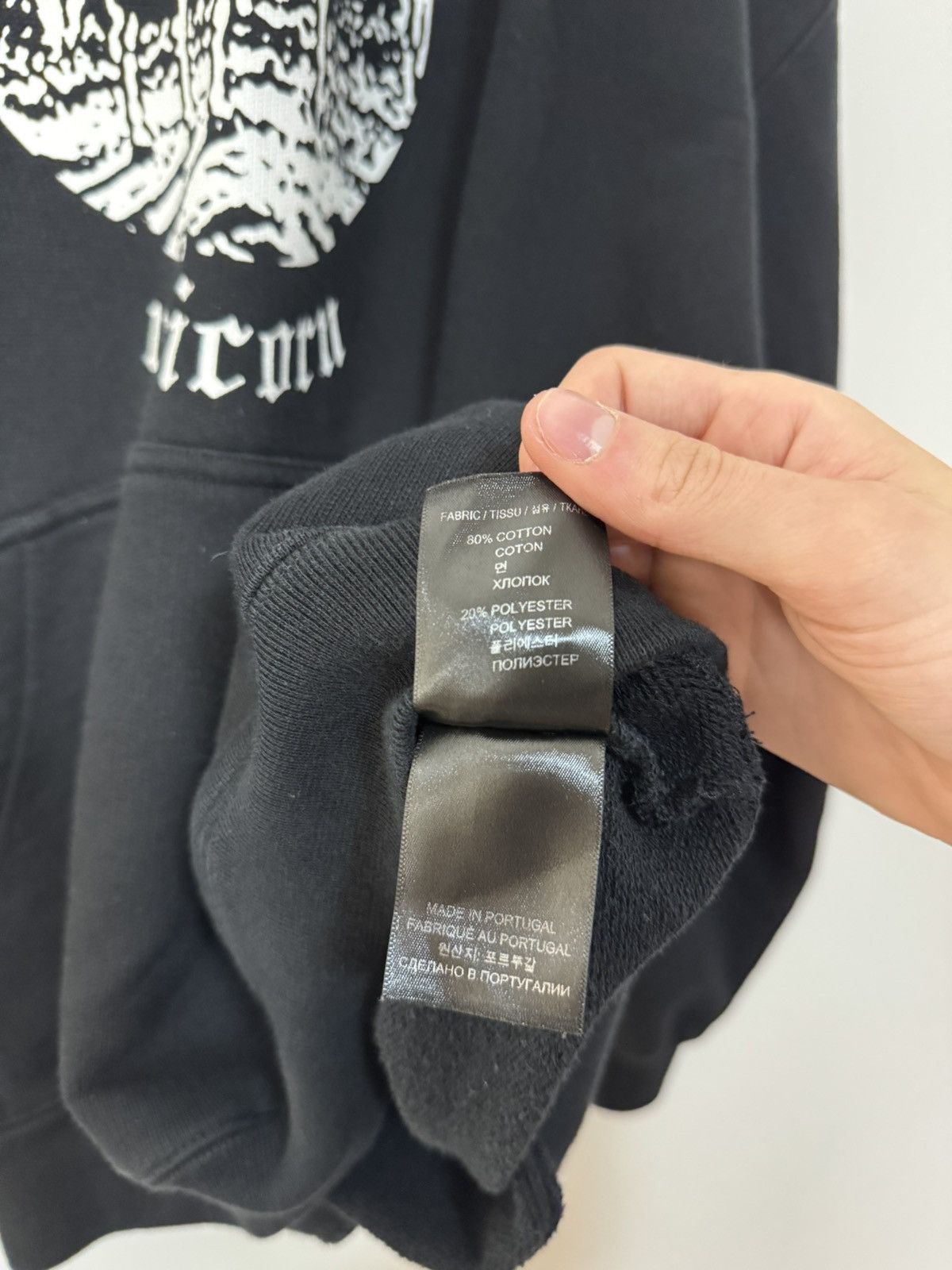 Vetements Vetements Unicorn hoodie black FW18 Avantgarde luxury Size US M / EU 48-50 / 2 - 19 Thumbnail