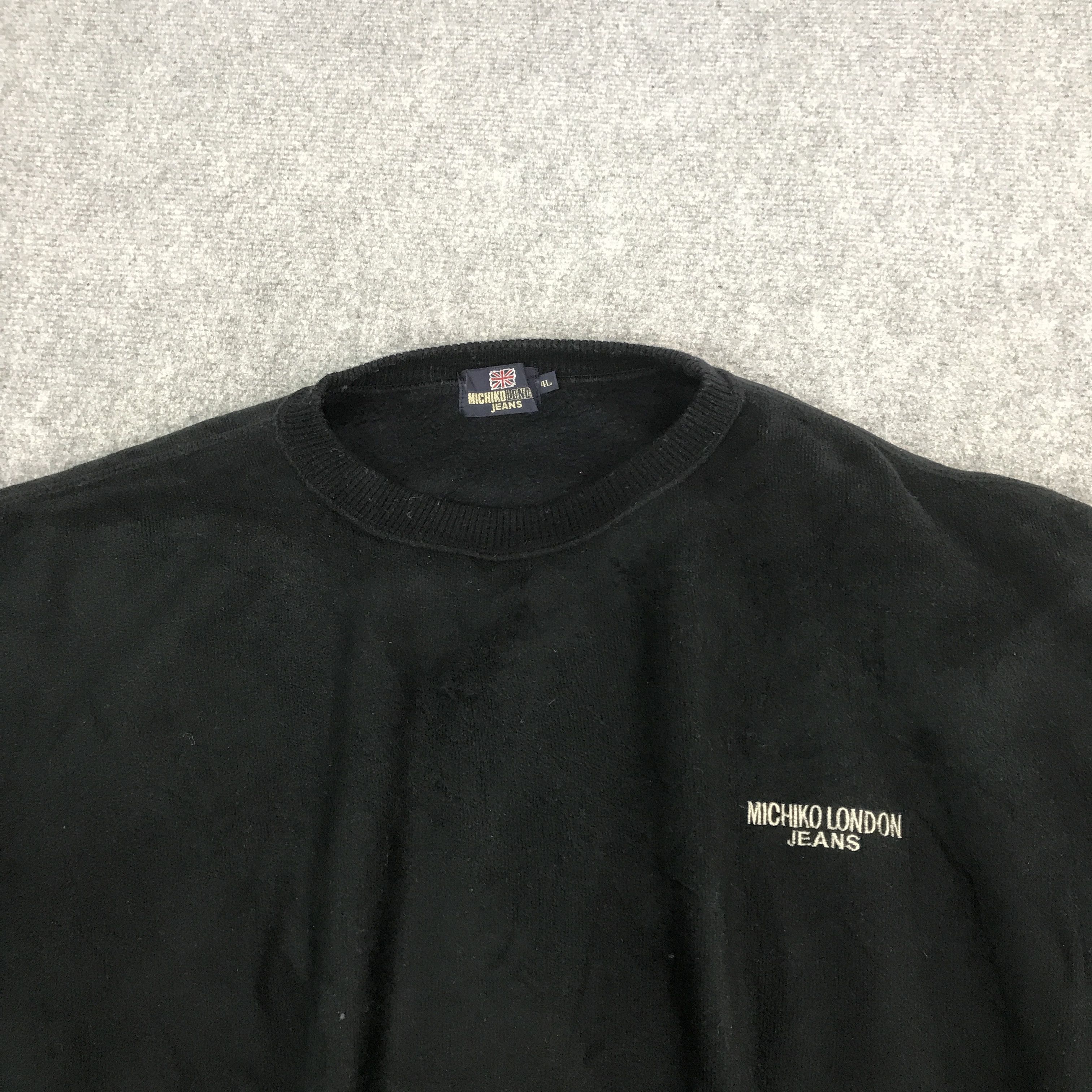Michiko Koshino London Rare michiko london logo sweatshirt Size US L / EU 52-54 / 3 - 7 Thumbnail