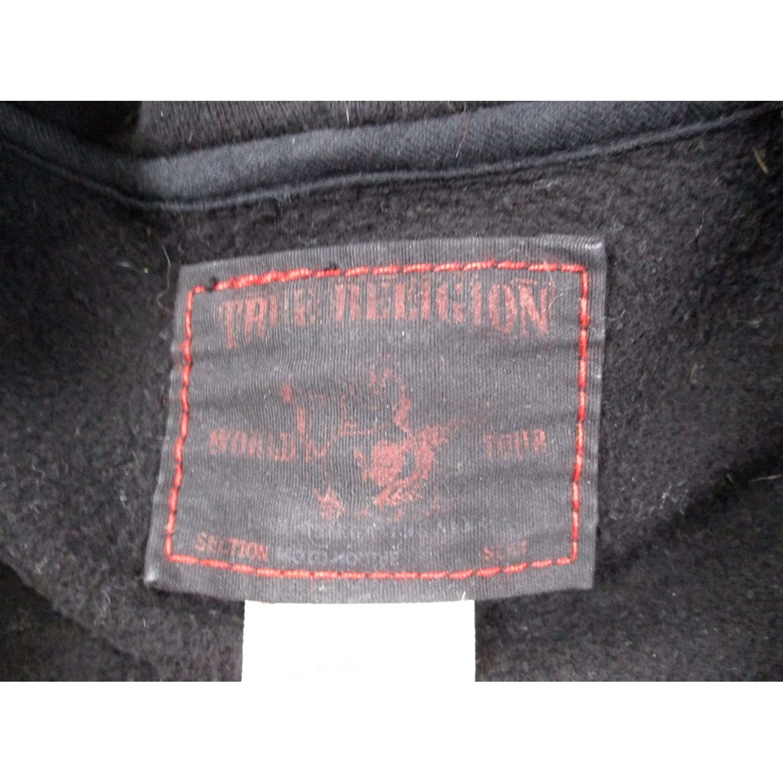 True Religion True Religion Jacket Womens S Black Knit Full Zip Pockets Thermal Casual Streetwear 90s Style Size S / US 4 / IT 40 - 6 Thumbnail