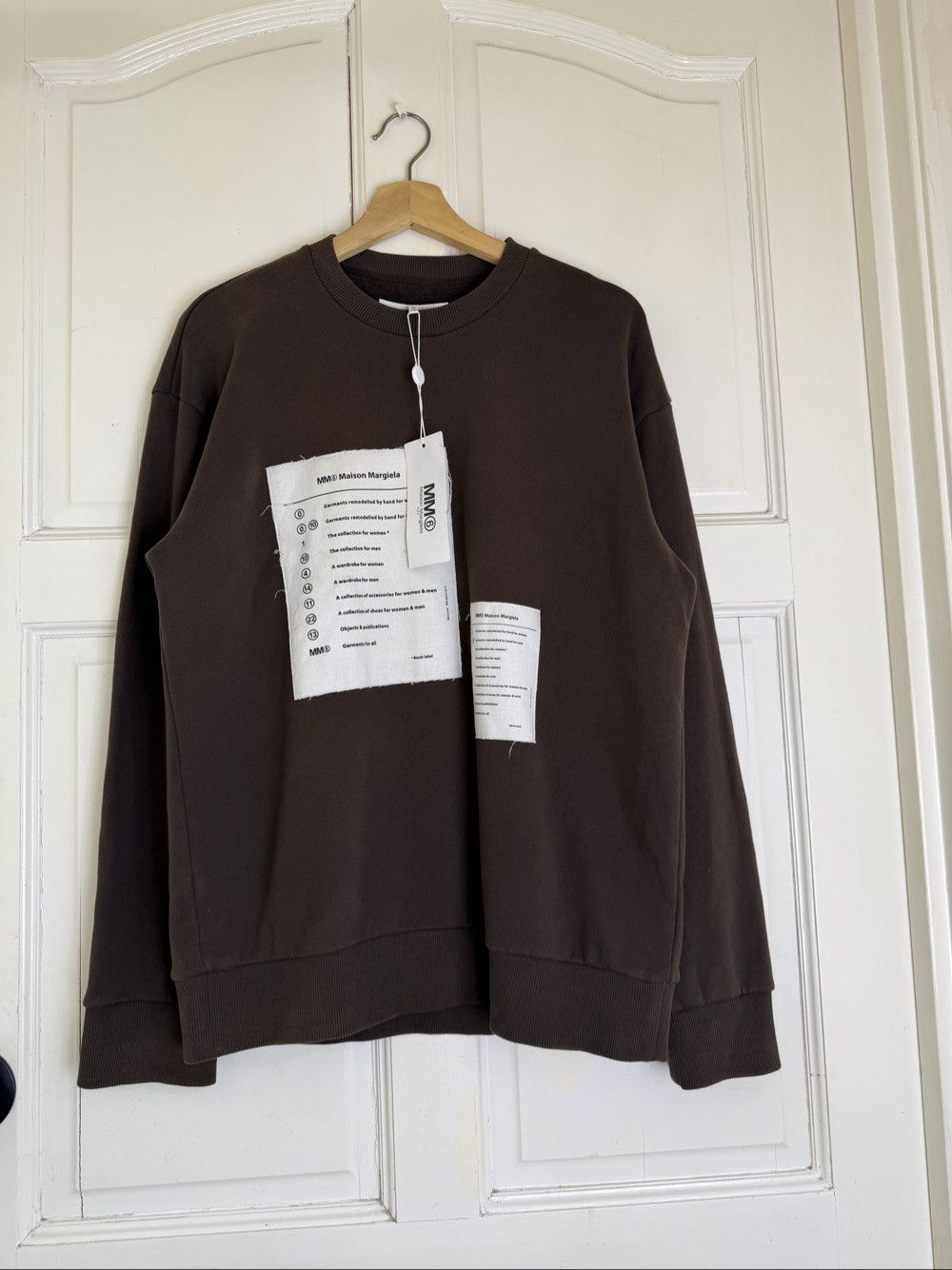 MM6 MM6 Maison Margiela Numerical Patch Sweatshirt Size XS Size XS / US 0-2 / IT 36-38 - 1 Thumbnail