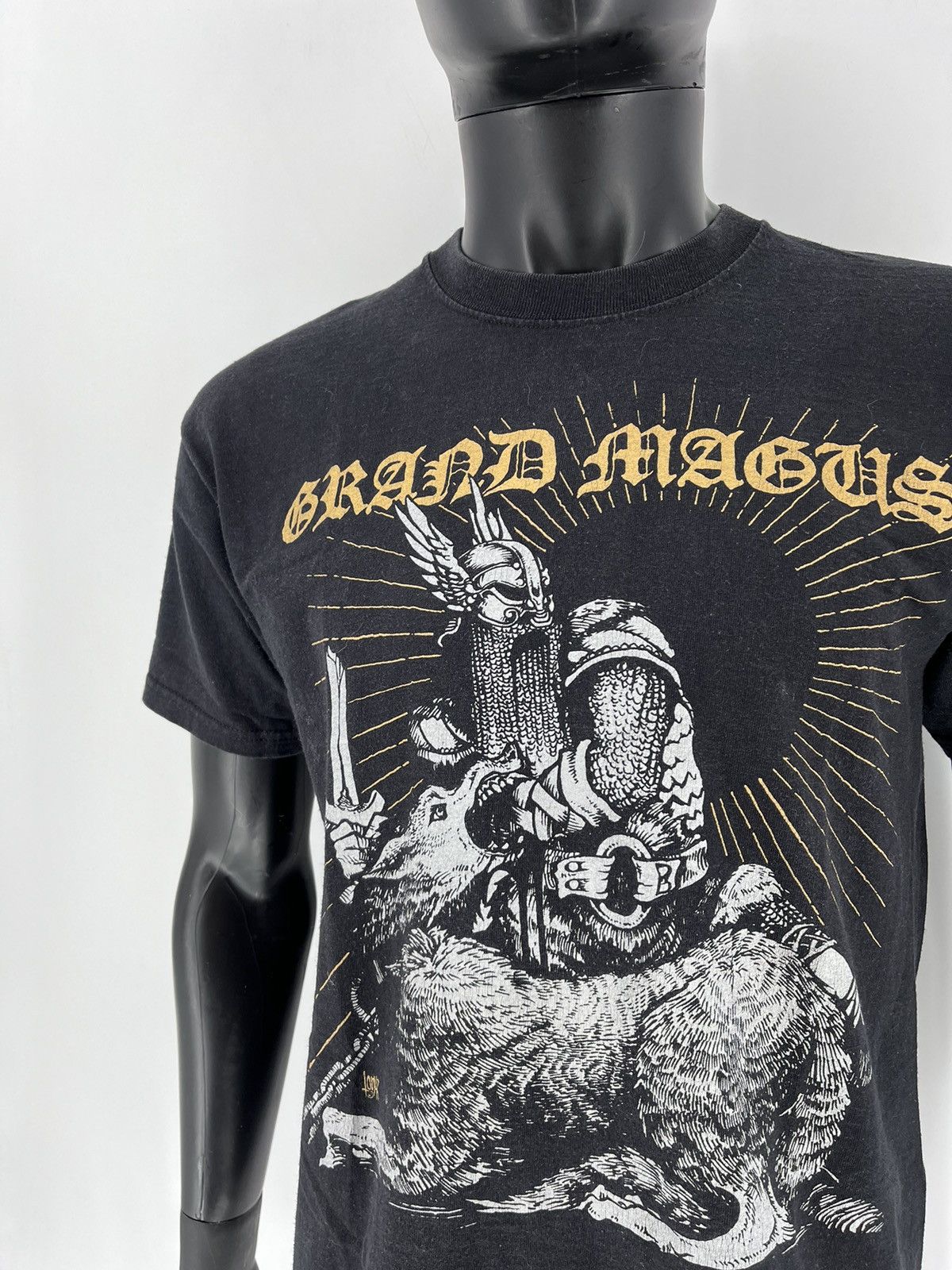 Band Tees Vintage Y2K Grand Magus Metal Band Grunge Faded Double Sided Size US L / EU 52-54 / 3 - 6 Thumbnail