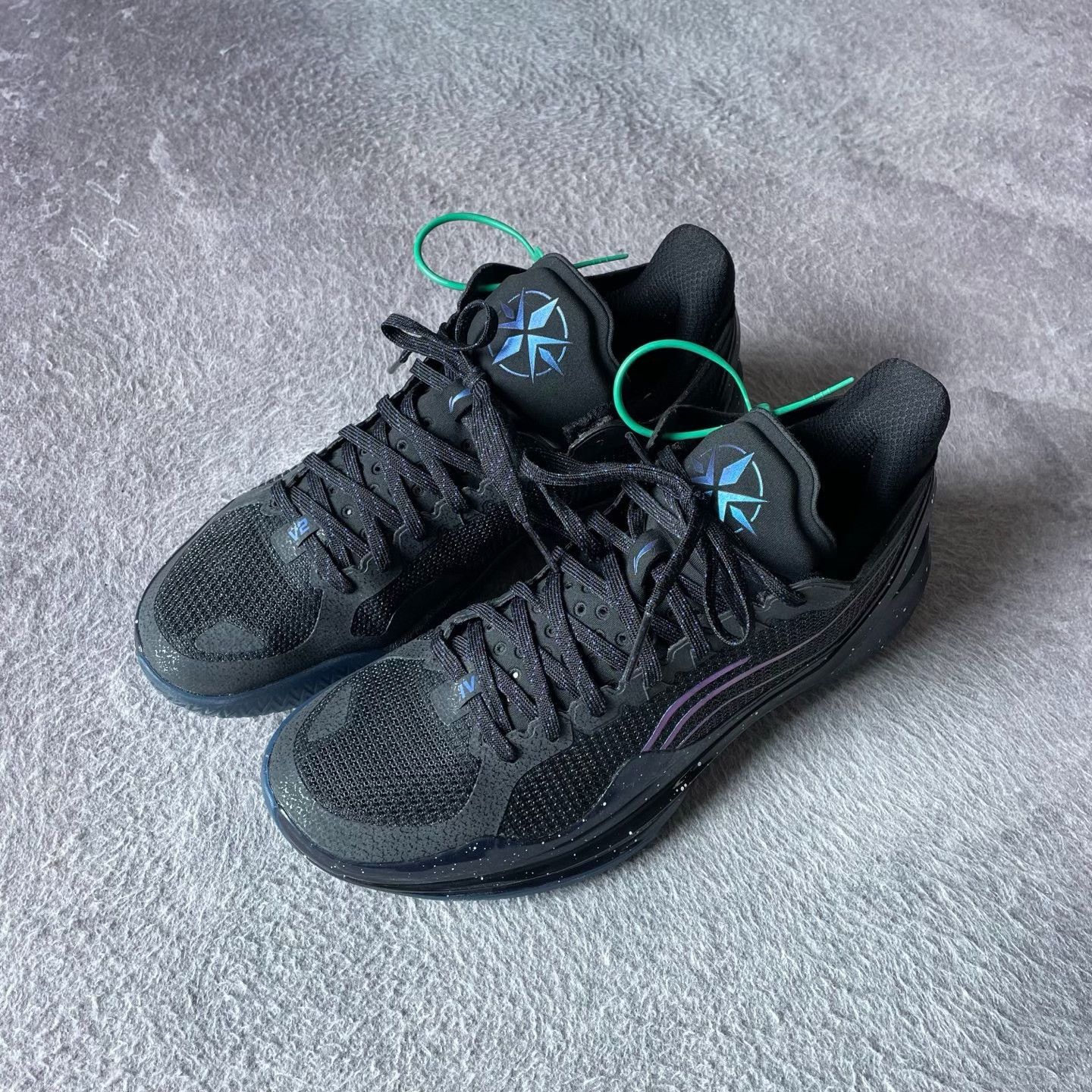 Li-Ning Li-Ning Black Lowtop Sneakers 43.5 Men Size US 10.5 / EU 43-44 - 1 Thumbnail