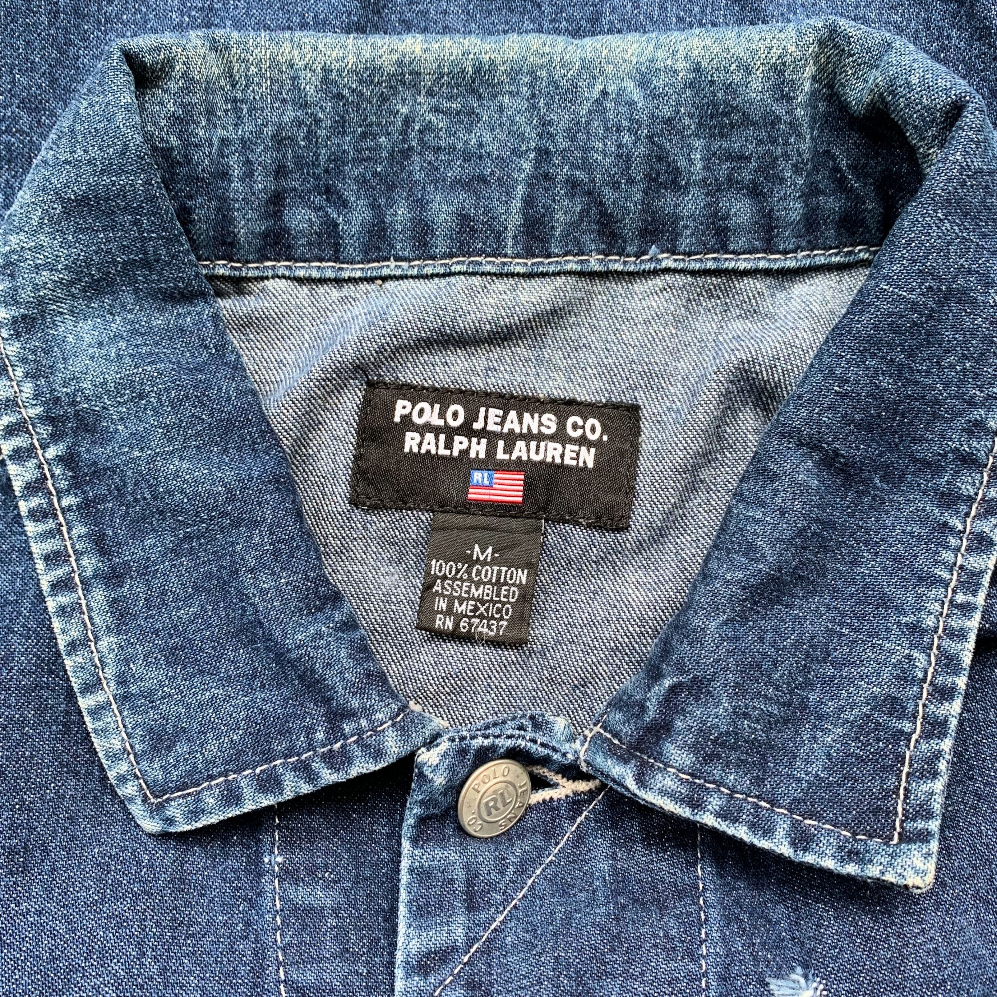 Polo Ralph Lauren Vintage Polo Ralph Lauren Repro Lee Trucker Denim Jacket Size US M / EU 48-50 / 2 - 5 Thumbnail