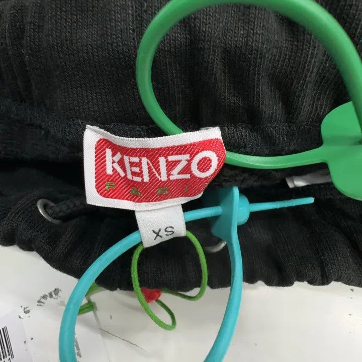 Kenzo KENZO Black Logo Knitted Sports Pants for Men -2507 Size US 26 / EU 42 - 2 Thumbnail